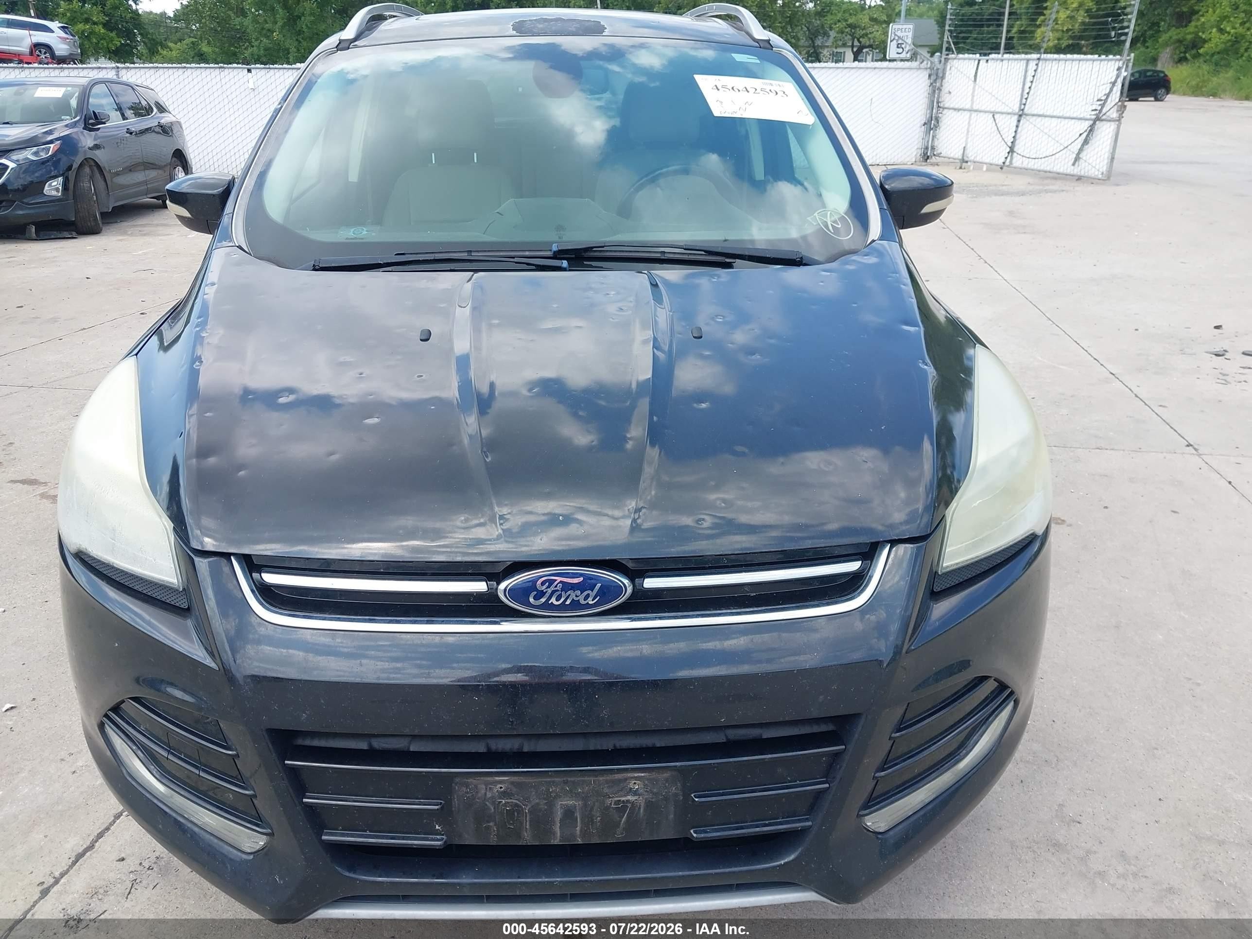 2015 Ford Escape Titanium Black vin: 1FMCU0JX5FUA05009