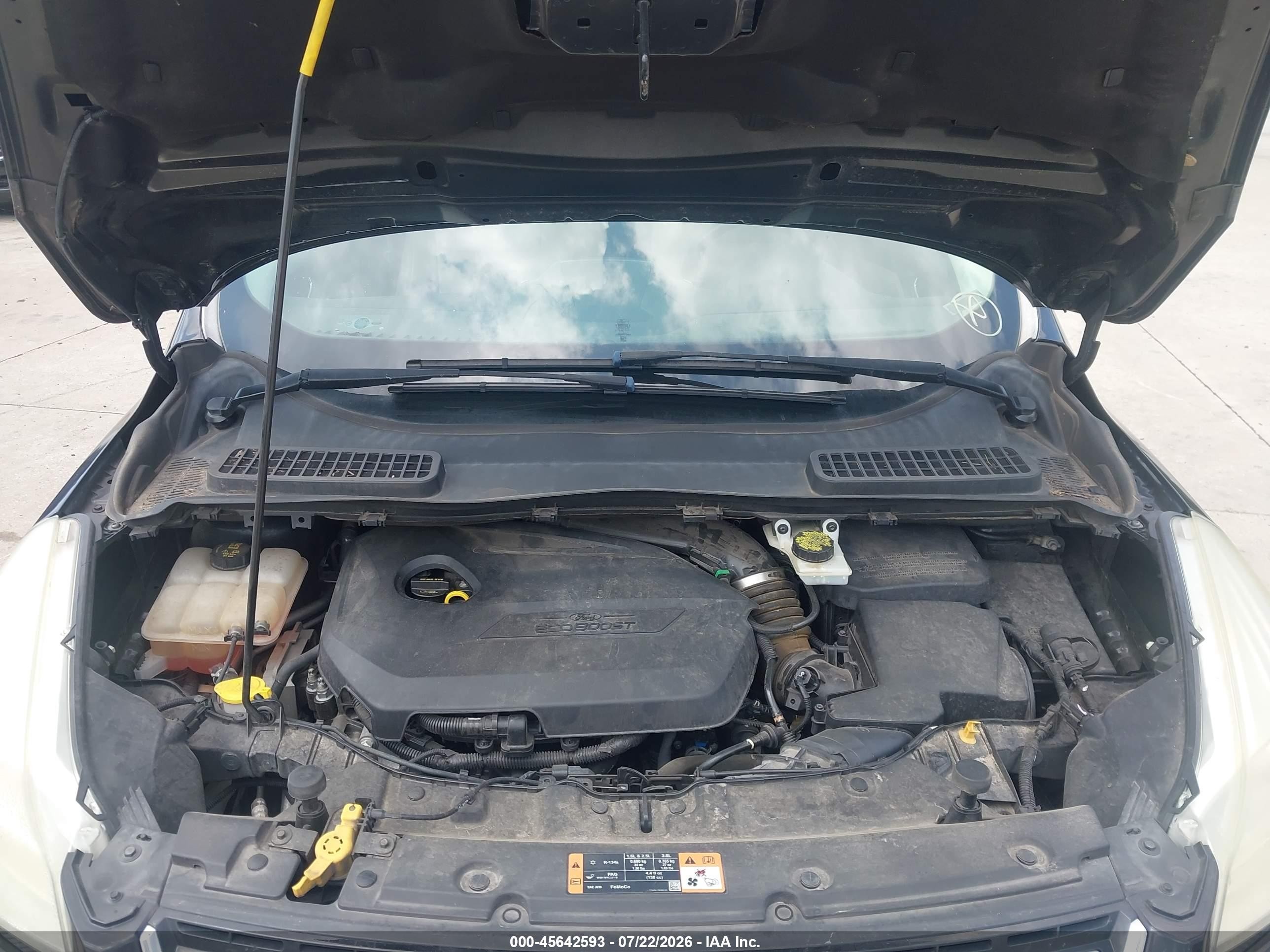 2015 Ford Escape Titanium Black vin: 1FMCU0JX5FUA05009