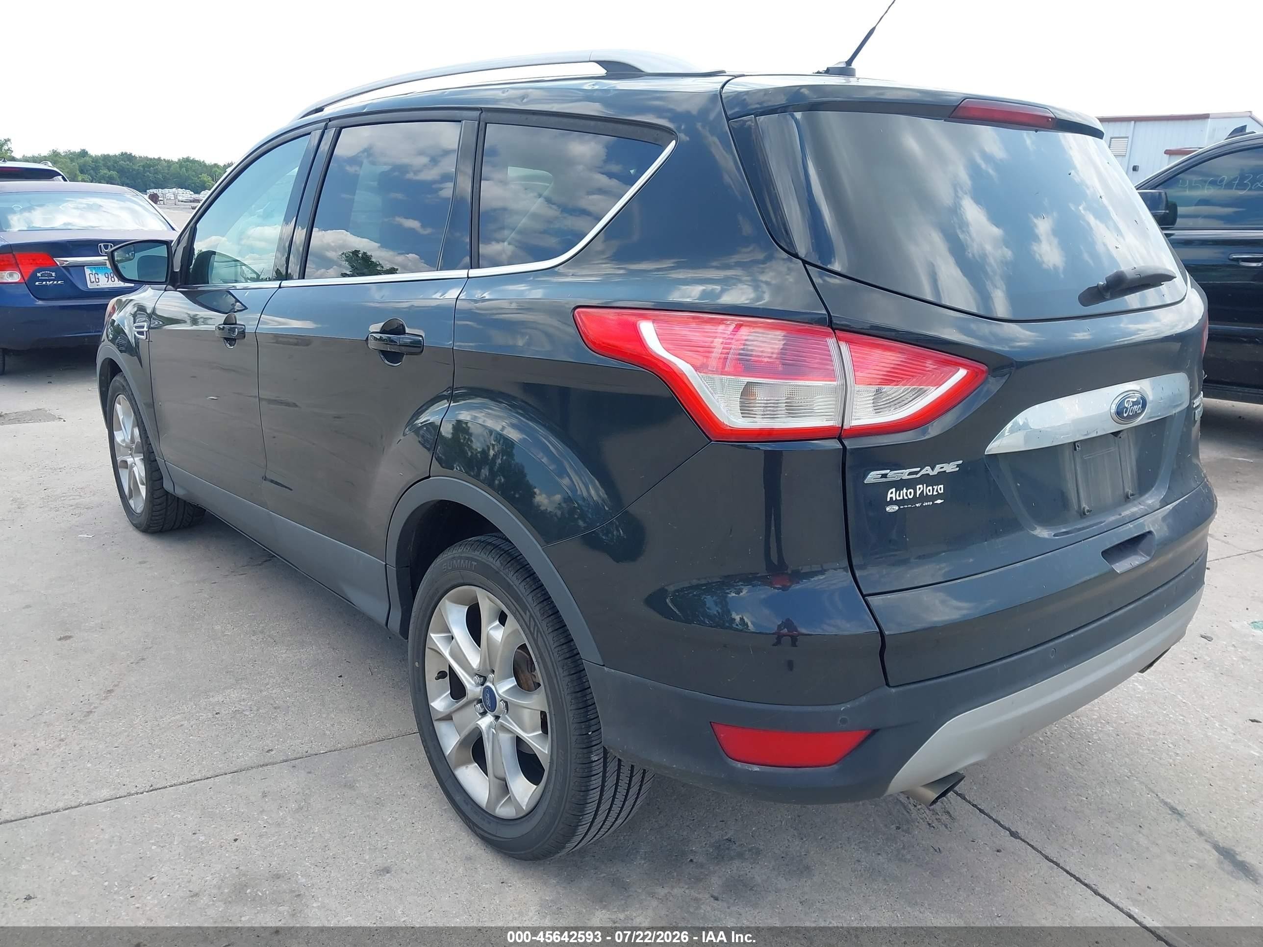 2015 Ford Escape Titanium Black vin: 1FMCU0JX5FUA05009