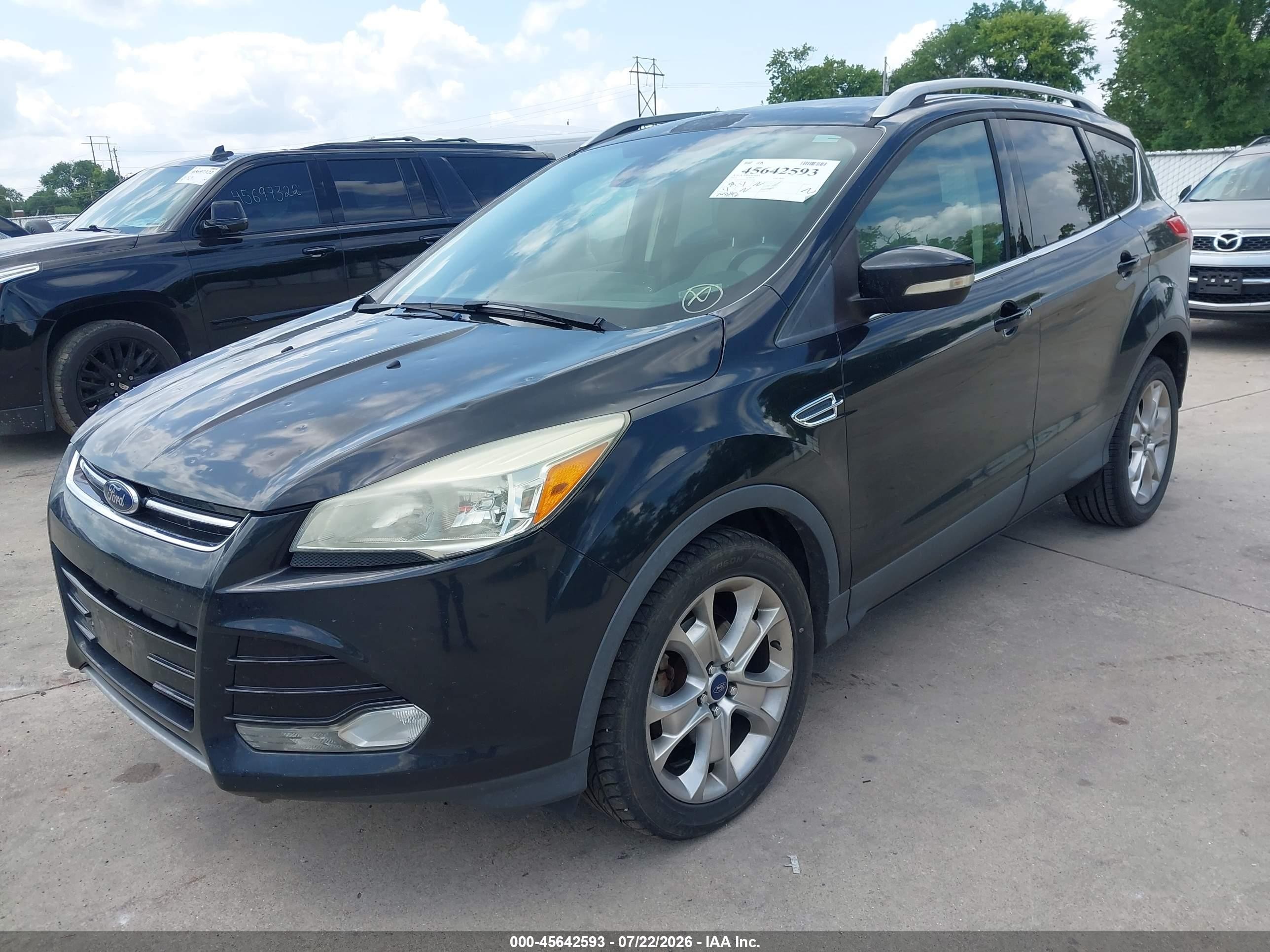 2015 Ford Escape Titanium Black vin: 1FMCU0JX5FUA05009
