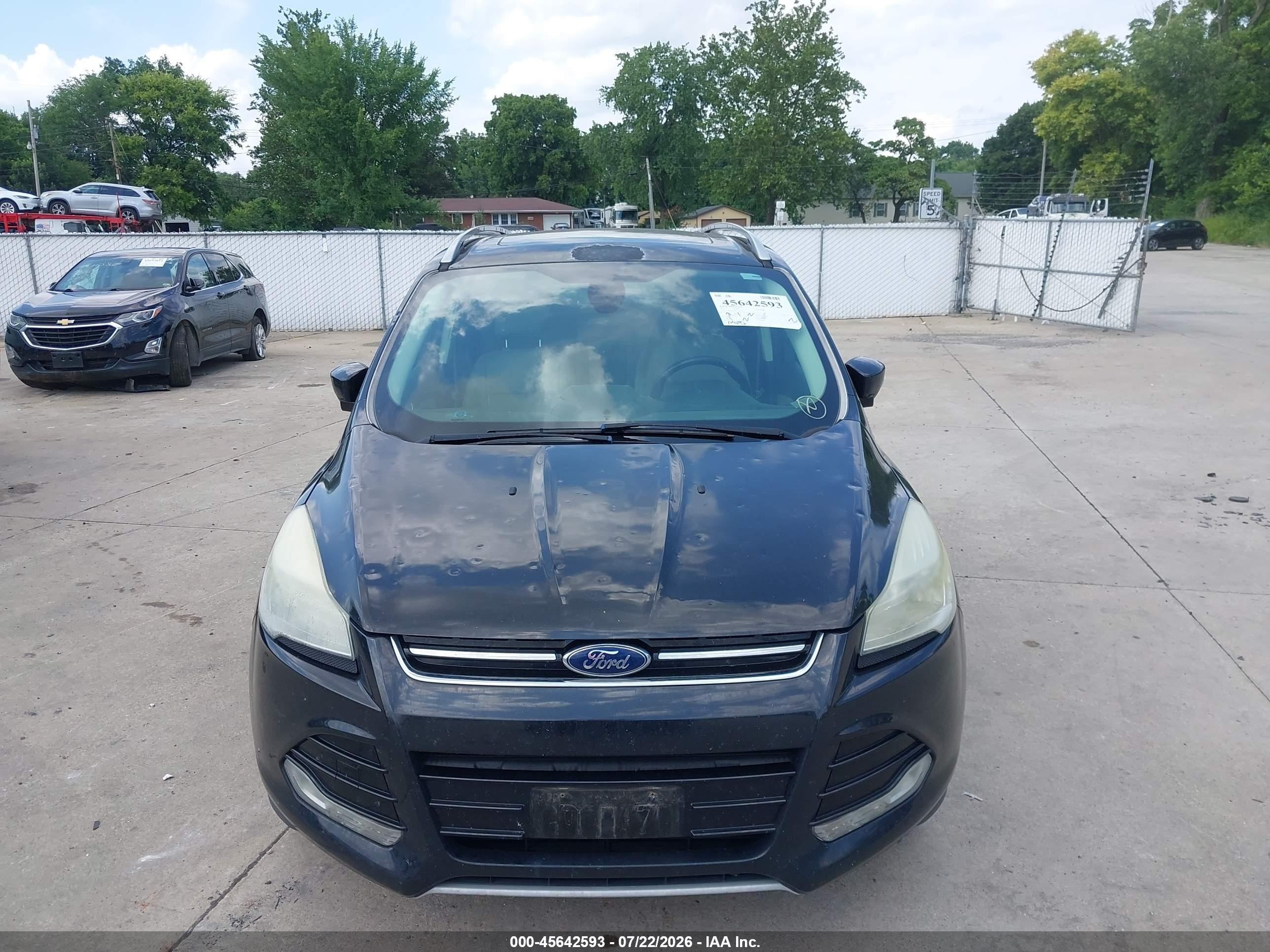 2015 Ford Escape Titanium Black vin: 1FMCU0JX5FUA05009