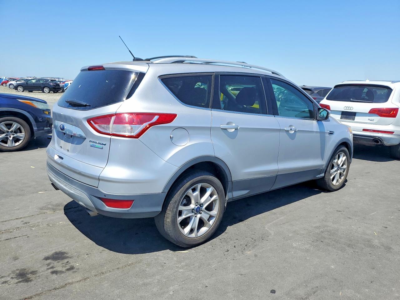 2015 Ford Escape Titanium Silver vin: 1FMCU0JX5FUB07782