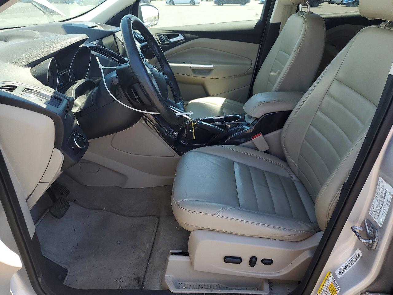 2015 Ford Escape Titanium Silver vin: 1FMCU0JX5FUB07782