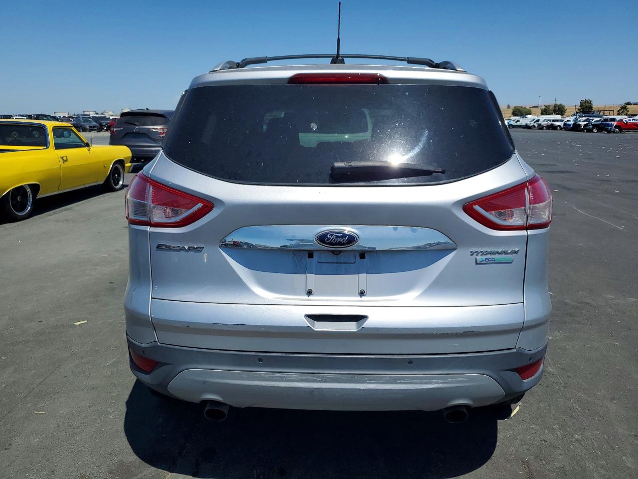 2015 Ford Escape Titanium Silver vin: 1FMCU0JX5FUB07782