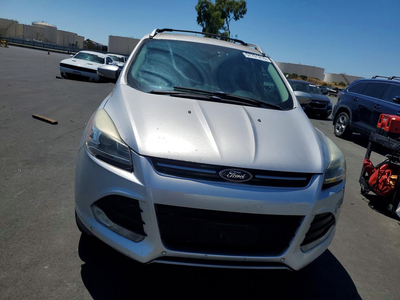 2015 Ford Escape Titanium Silver vin: 1FMCU0JX5FUB07782