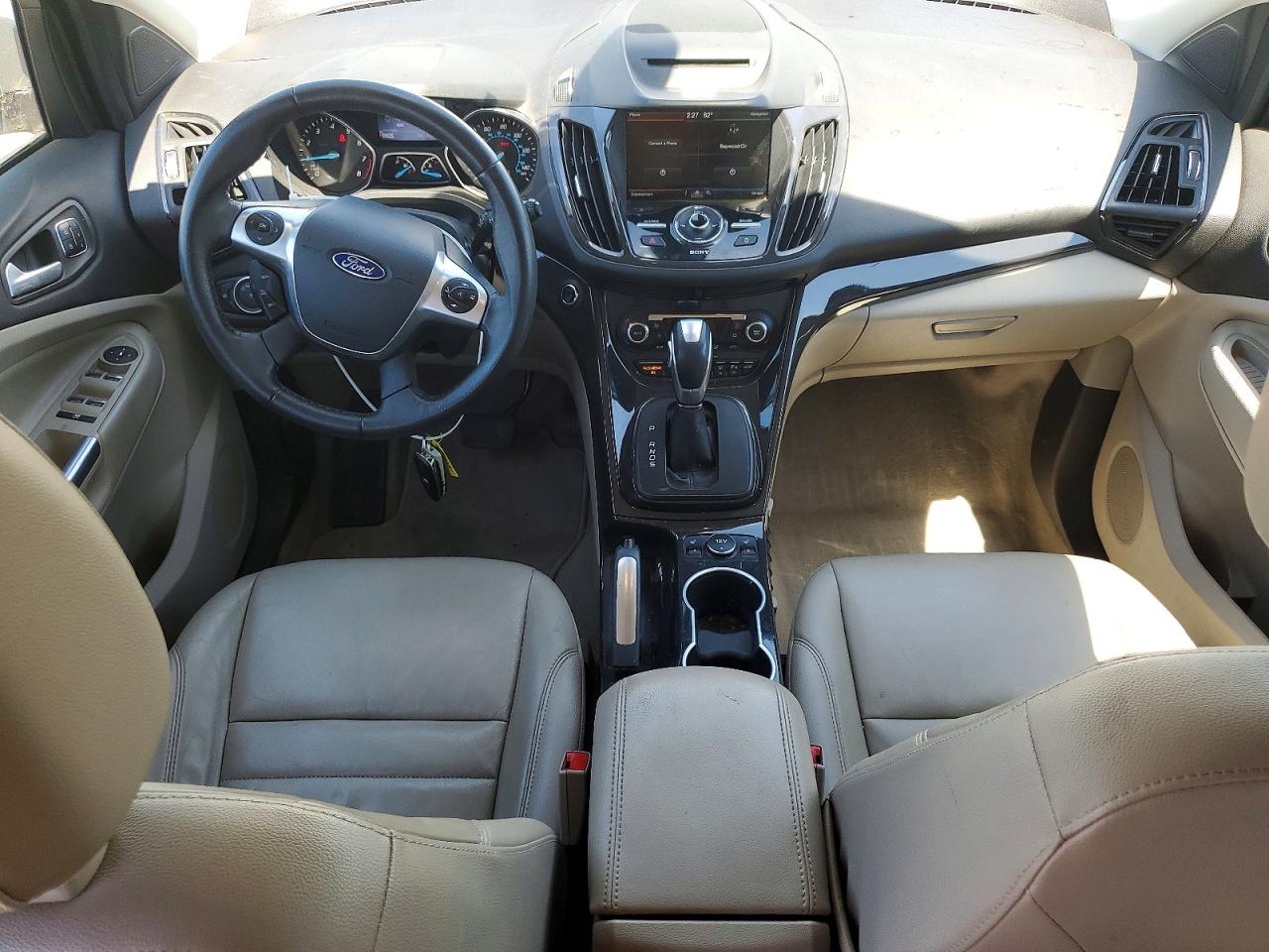 2015 Ford Escape Titanium Silver vin: 1FMCU0JX5FUB07782