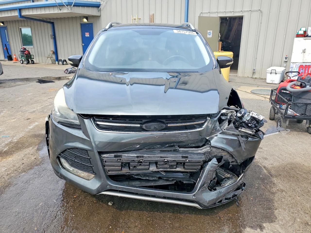 2015 Ford Escape Titanium Gray vin: 1FMCU0JX5FUB09399