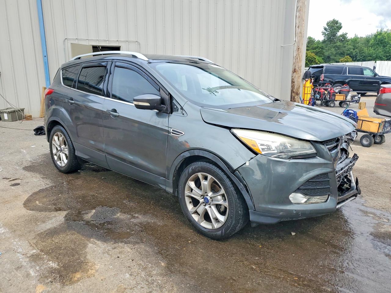 2015 Ford Escape Titanium Gray vin: 1FMCU0JX5FUB09399
