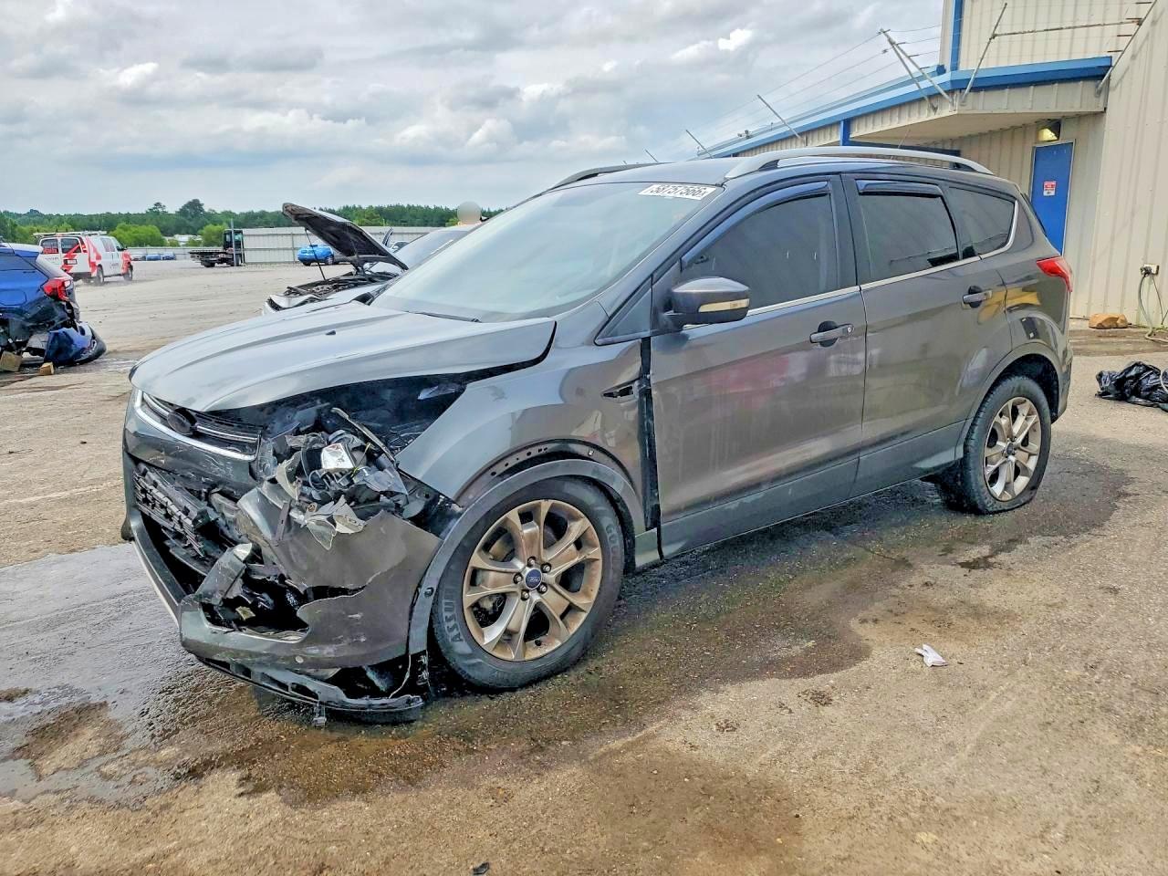 2015 Ford Escape Titanium Gray vin: 1FMCU0JX5FUB09399