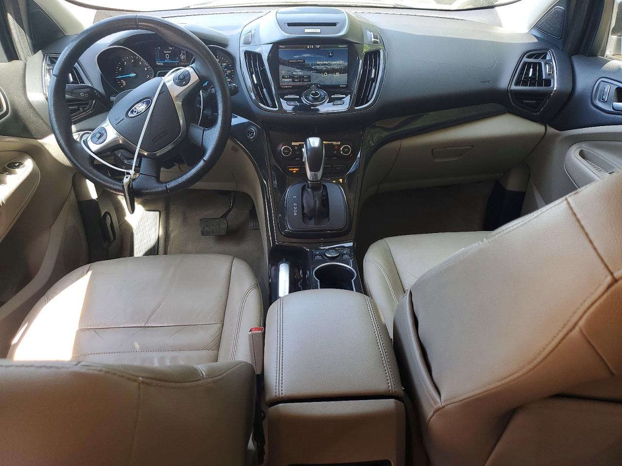 2015 Ford Escape Titanium Серый vin: 1FMCU0JX5FUB56318