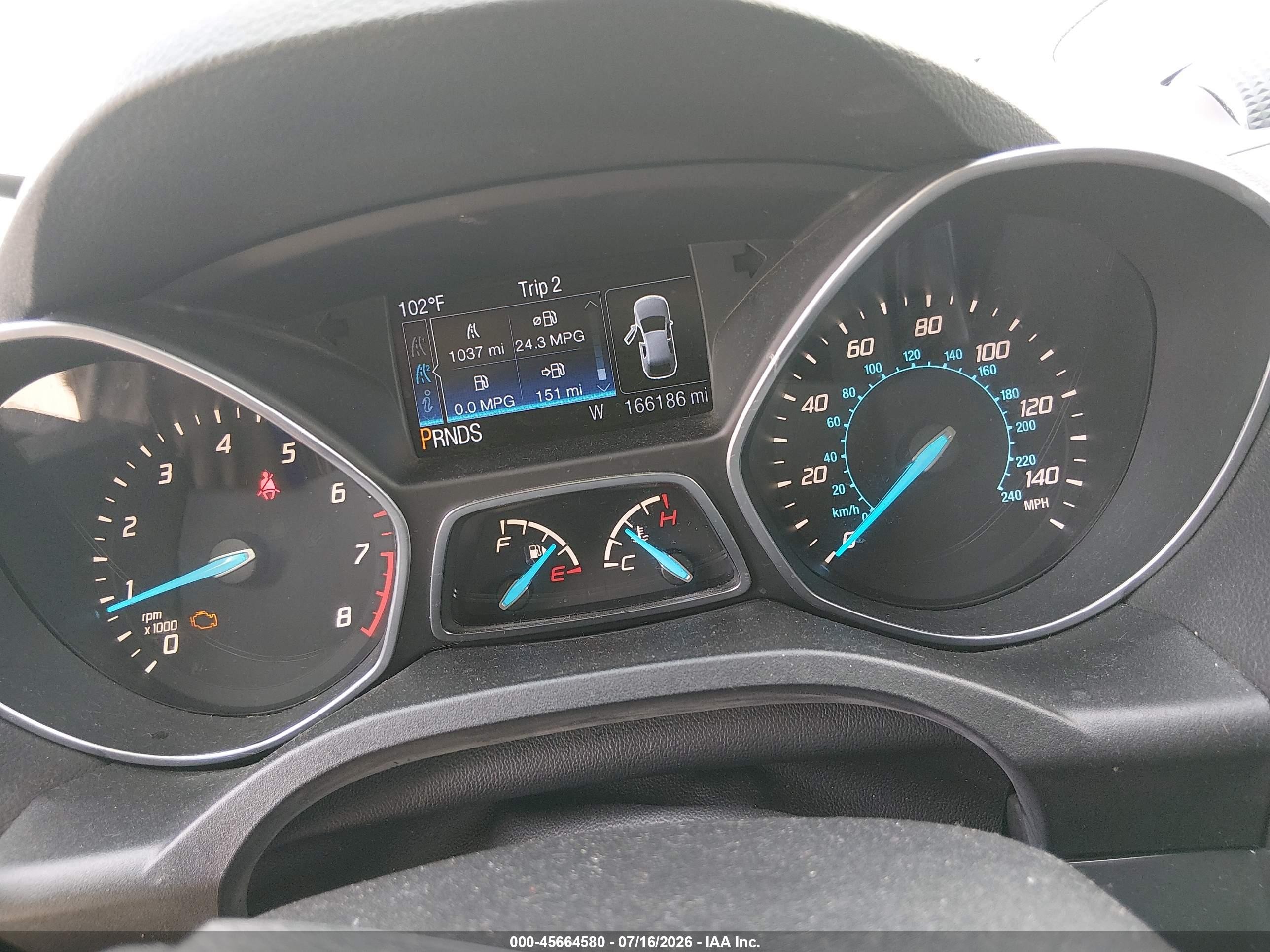 2014 Ford Escape Titanium Синий vin: 1FMCU0JX6EUA98296