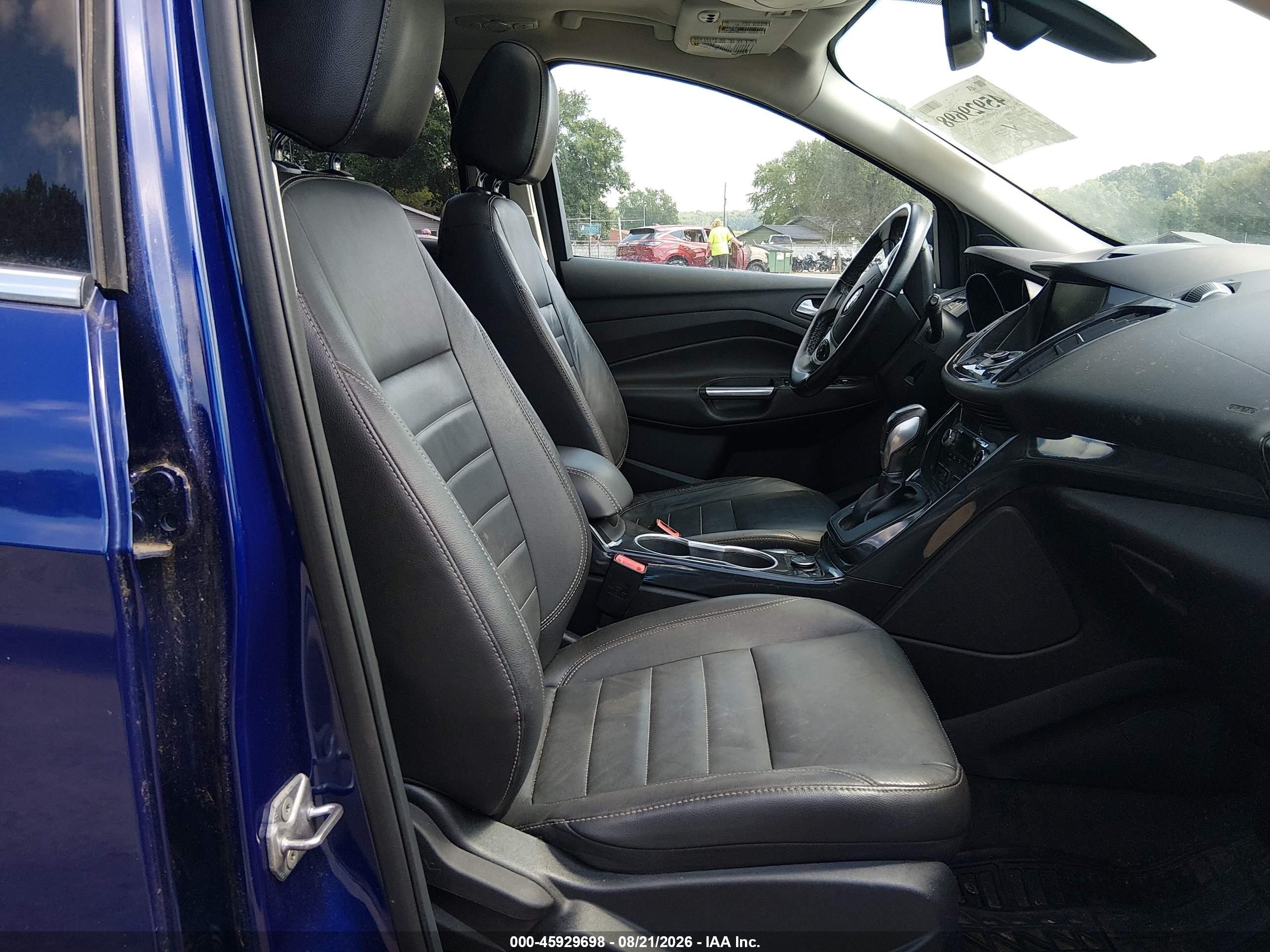 2014 Ford Escape Titanium Blue vin: 1FMCU0JX6EUC18906