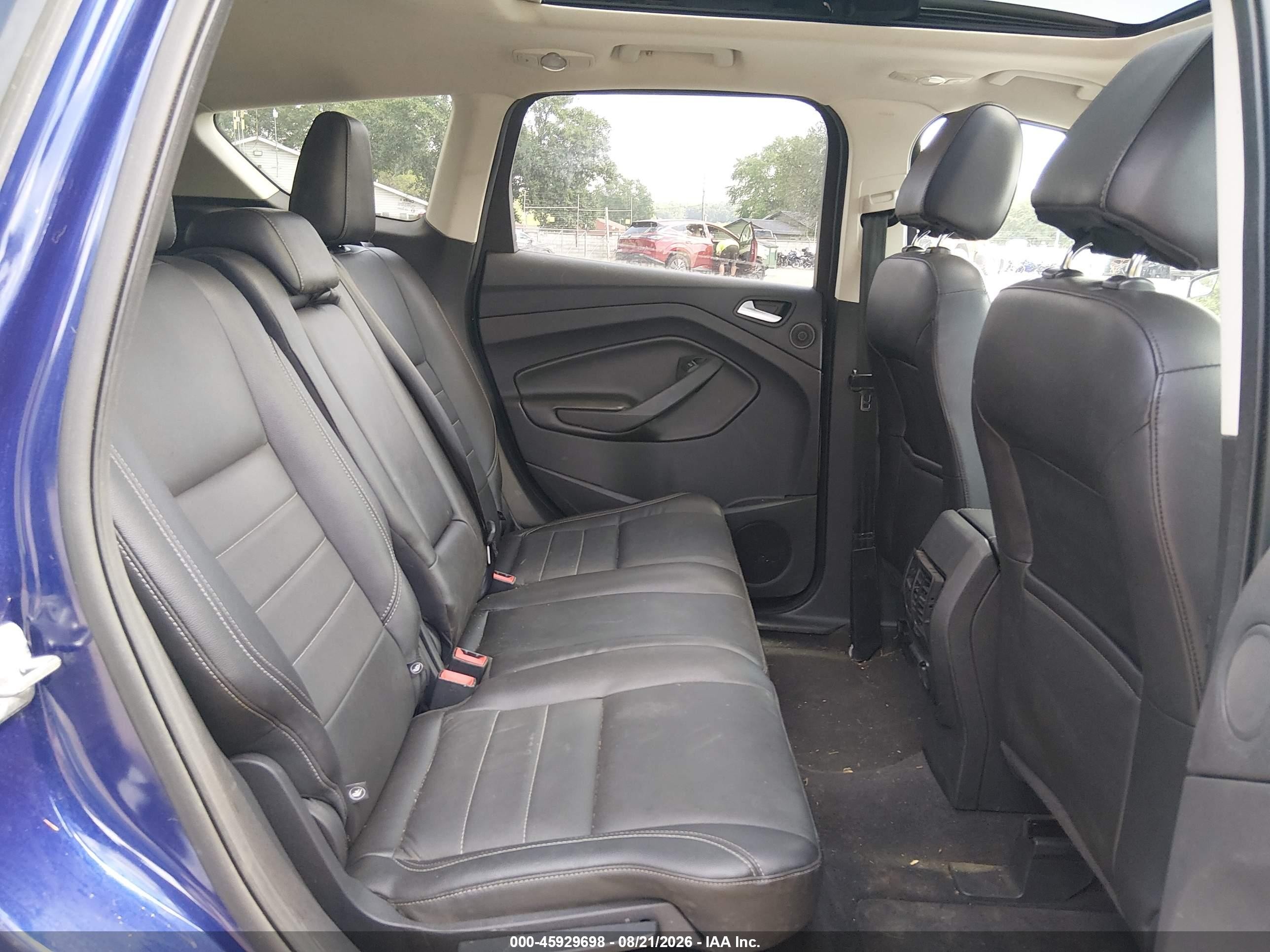 2014 Ford Escape Titanium Blue vin: 1FMCU0JX6EUC18906