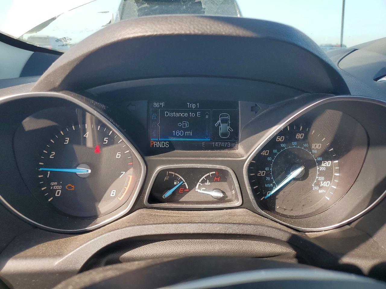 2014 Ford Escape Titanium White vin: 1FMCU0JX6EUC44471