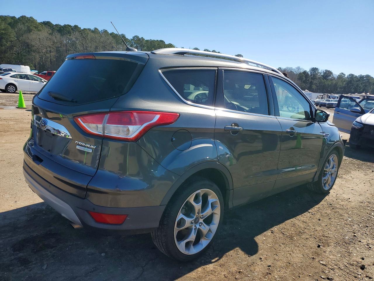 2015 Ford Escape Titanium Charcoal vin: 1FMCU0JX6FUA99577