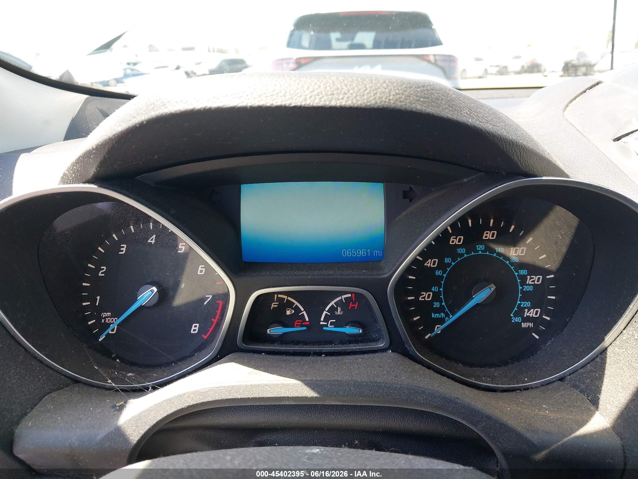 2015 Ford Escape Titanium Серый vin: 1FMCU0JX6FUB31217