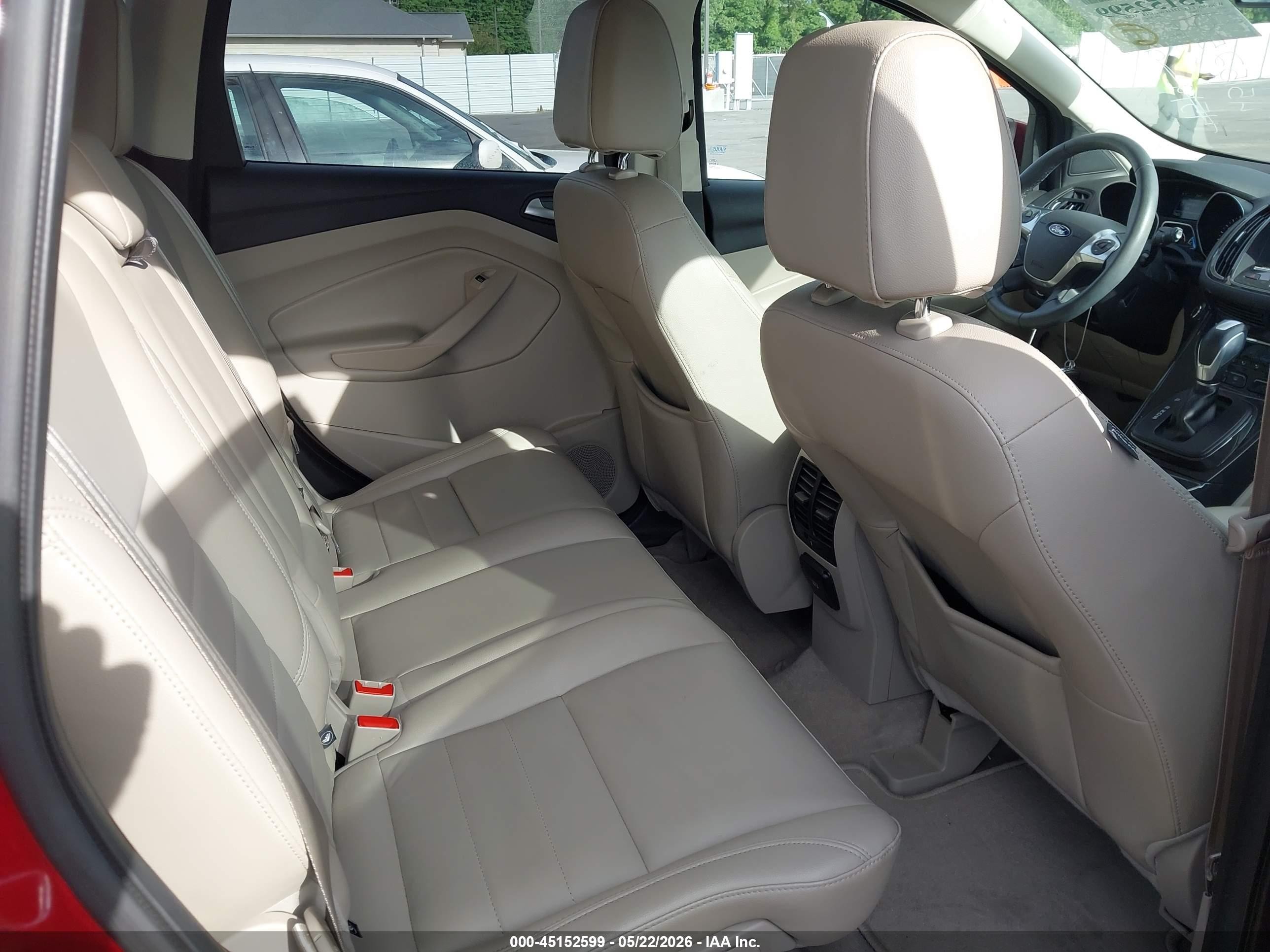 2015 Ford Escape Titanium Red vin: 1FMCU0JX6FUB68154
