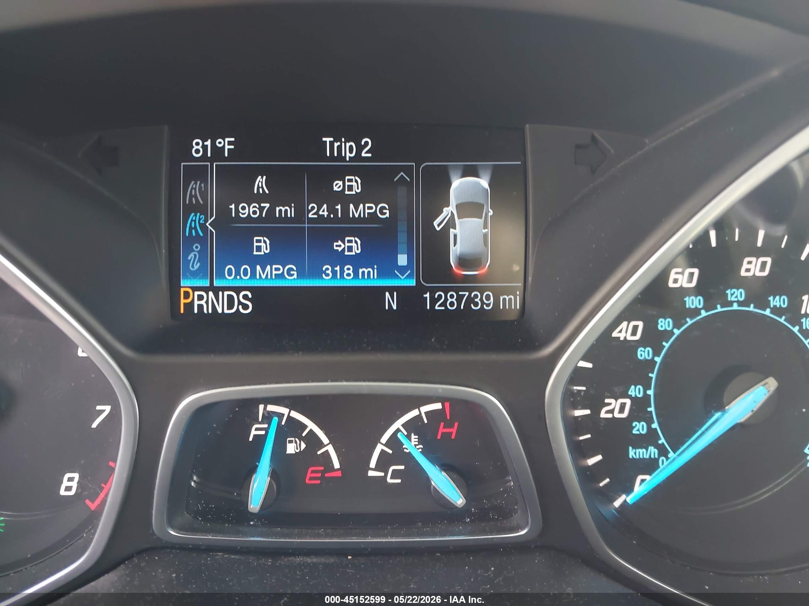 2015 Ford Escape Titanium Red vin: 1FMCU0JX6FUB68154