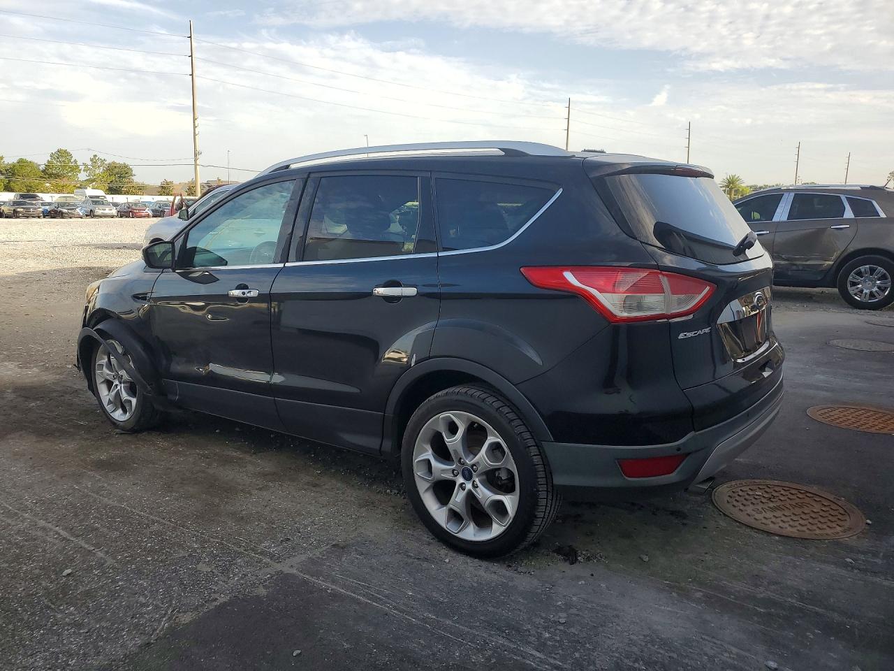 2014 Ford Escape Titanium Black vin: 1FMCU0JX7EUA67087