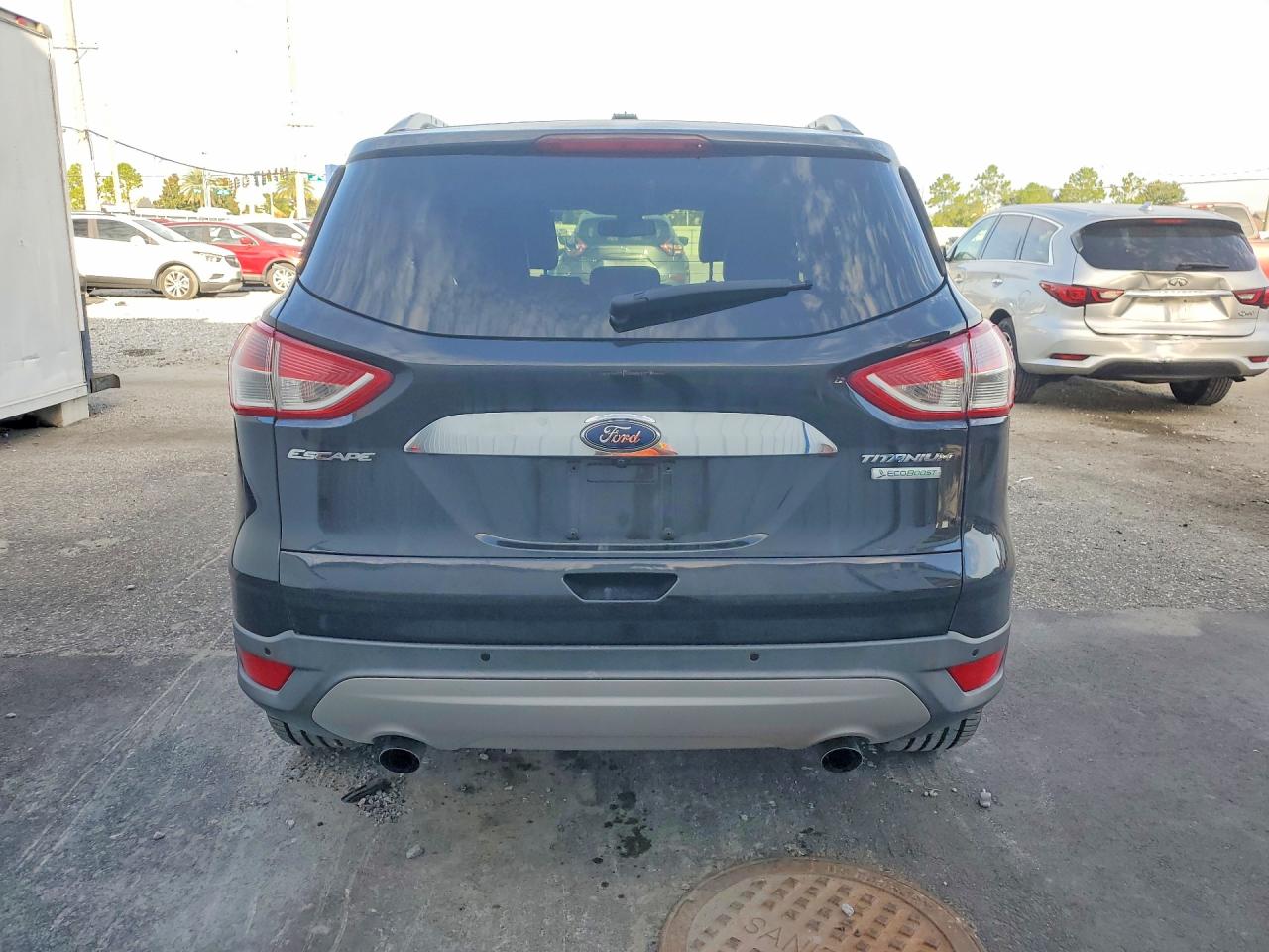 2014 Ford Escape Titanium Black vin: 1FMCU0JX7EUA67087