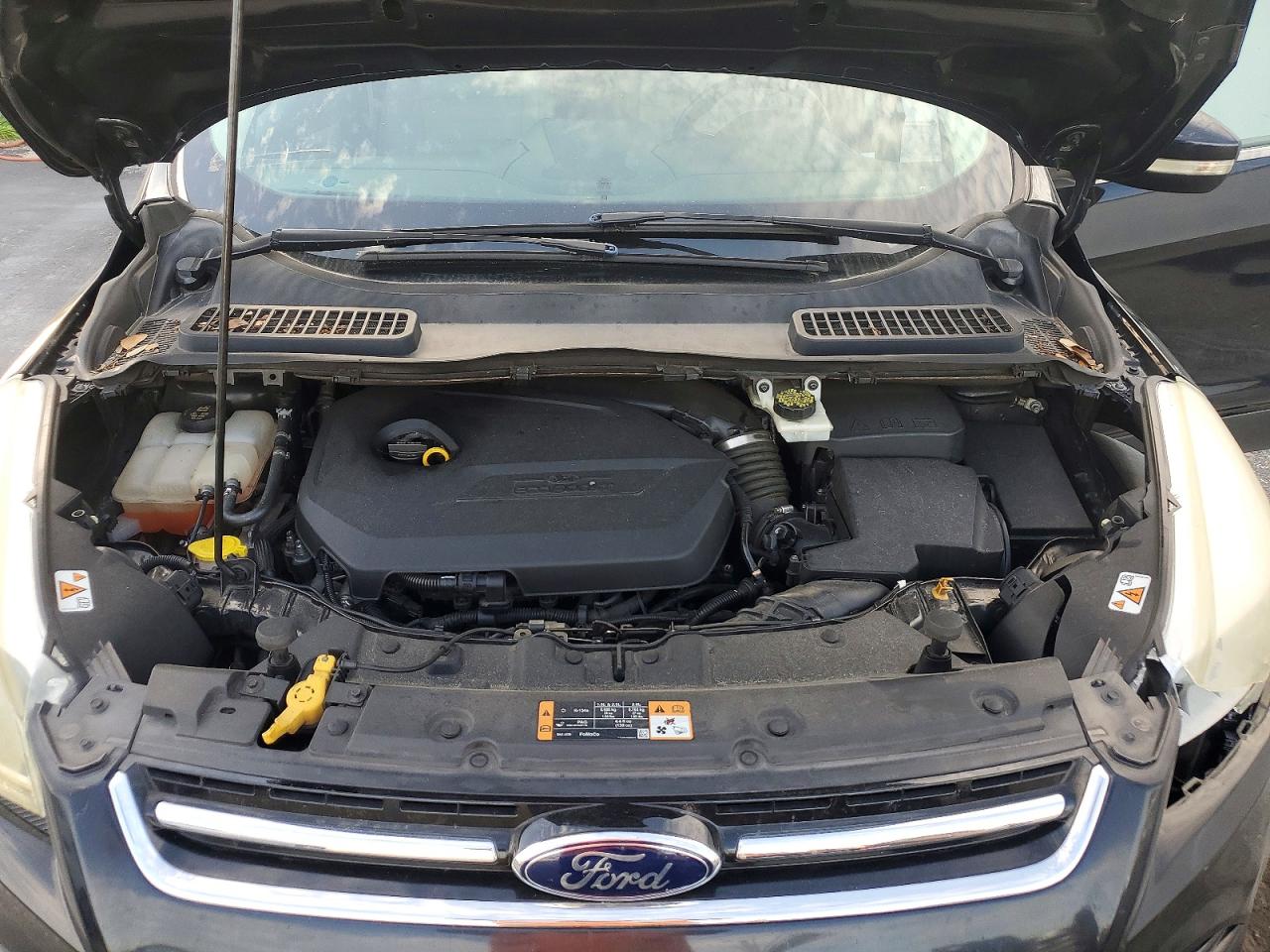 2014 Ford Escape Titanium Black vin: 1FMCU0JX7EUA67087