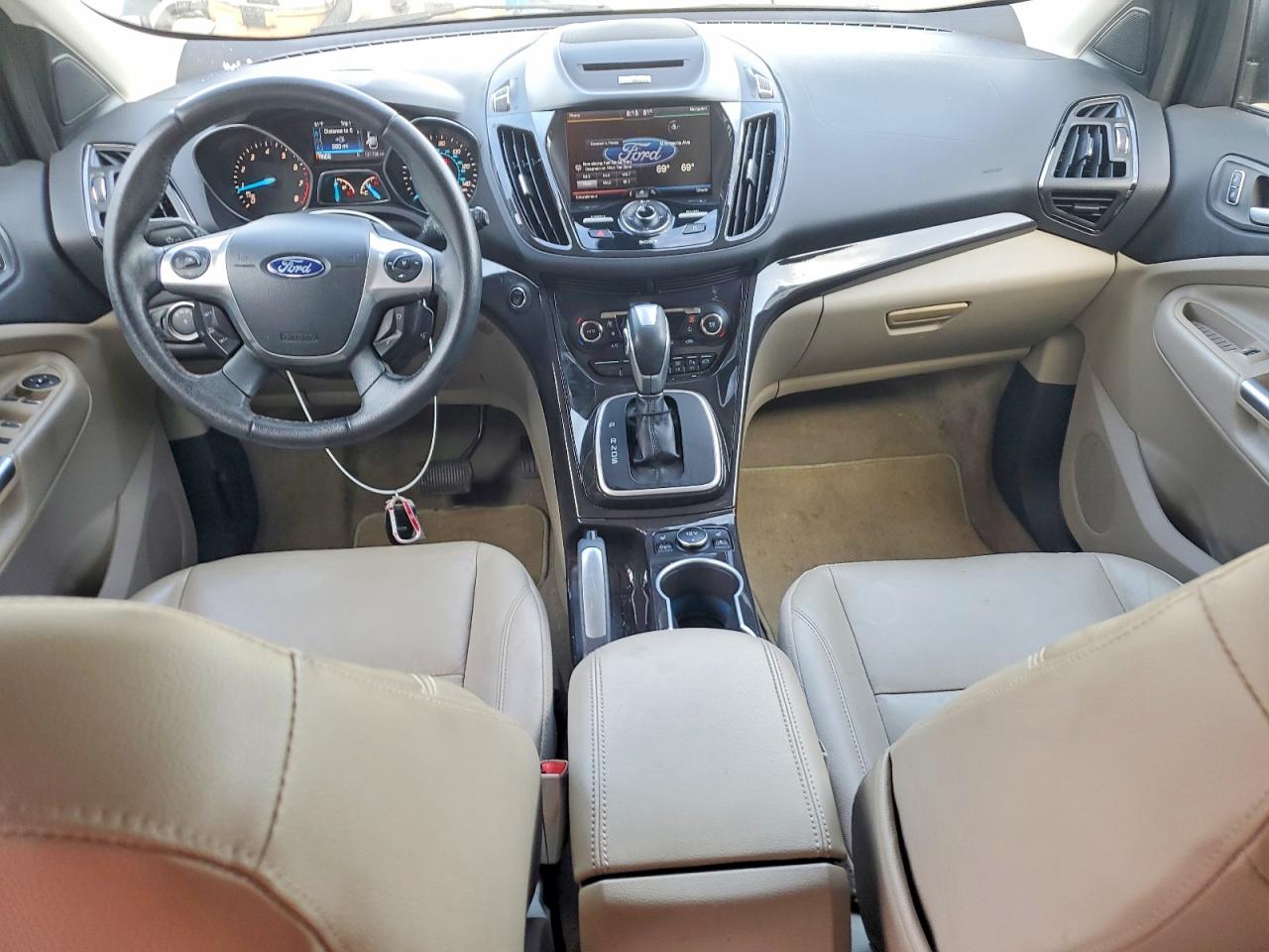 2014 Ford Escape Titanium Black vin: 1FMCU0JX7EUA67087