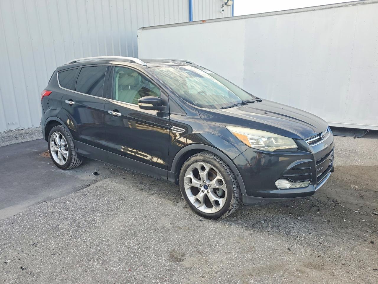 2014 Ford Escape Titanium Black vin: 1FMCU0JX7EUA67087