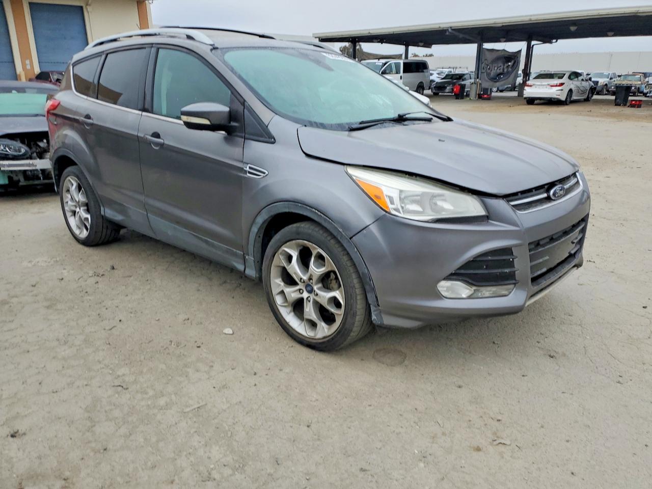2014 Ford Escape Titanium Gray vin: 1FMCU0JX7EUA77781