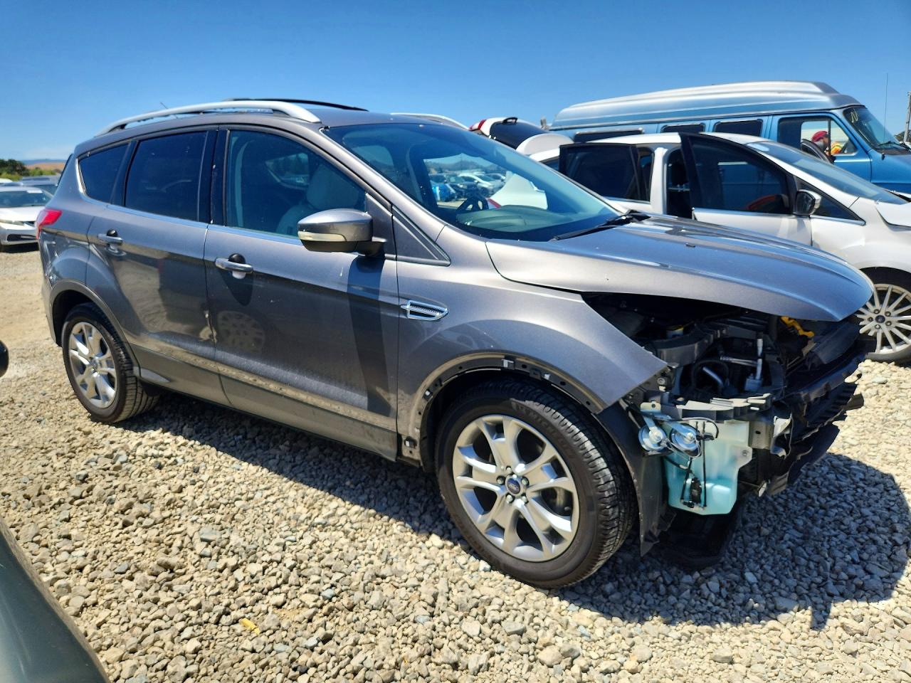 2014 Ford Escape Titanium Charcoal vin: 1FMCU0JX7EUB16532