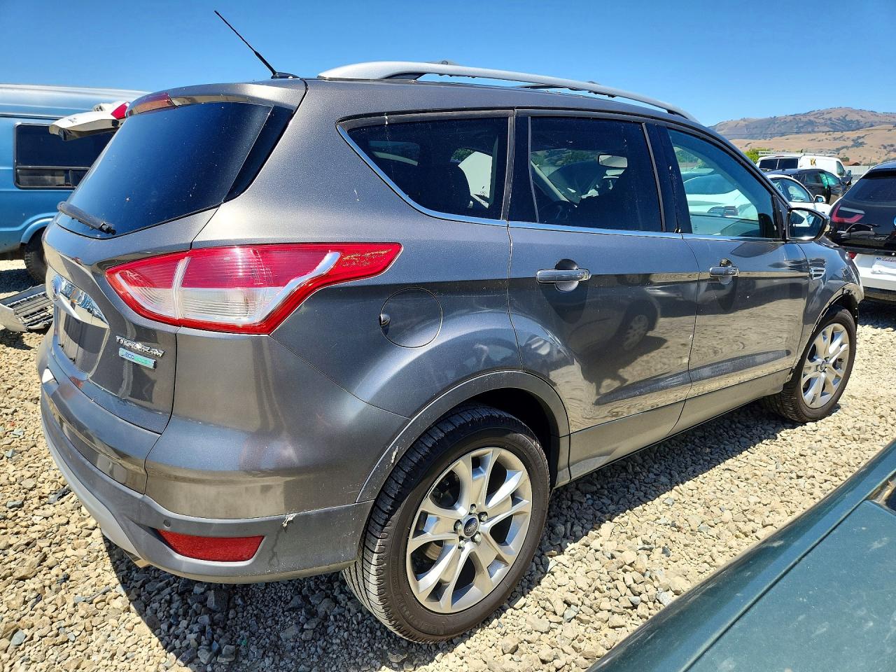 2014 Ford Escape Titanium Charcoal vin: 1FMCU0JX7EUB16532