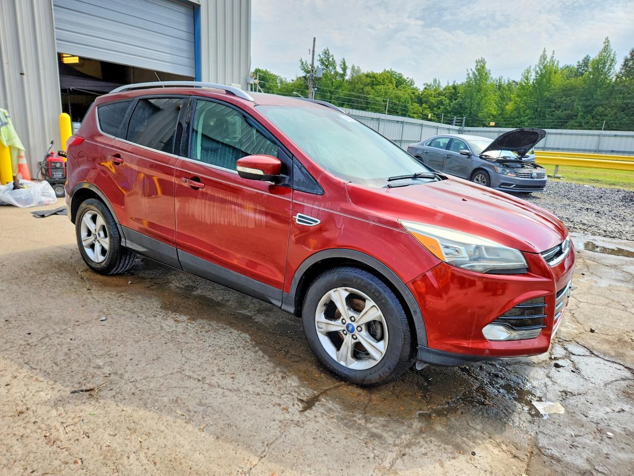 2014 Ford Escape Titanium Maroon vin: 1FMCU0JX7EUB31726