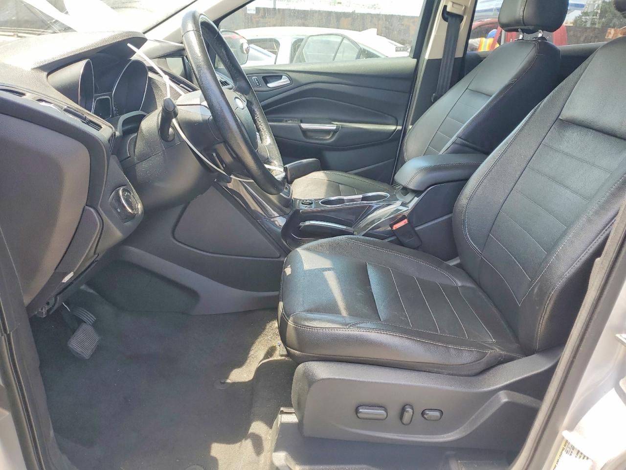 2014 Ford Escape Titanium Silver vin: 1FMCU0JX7EUB47411