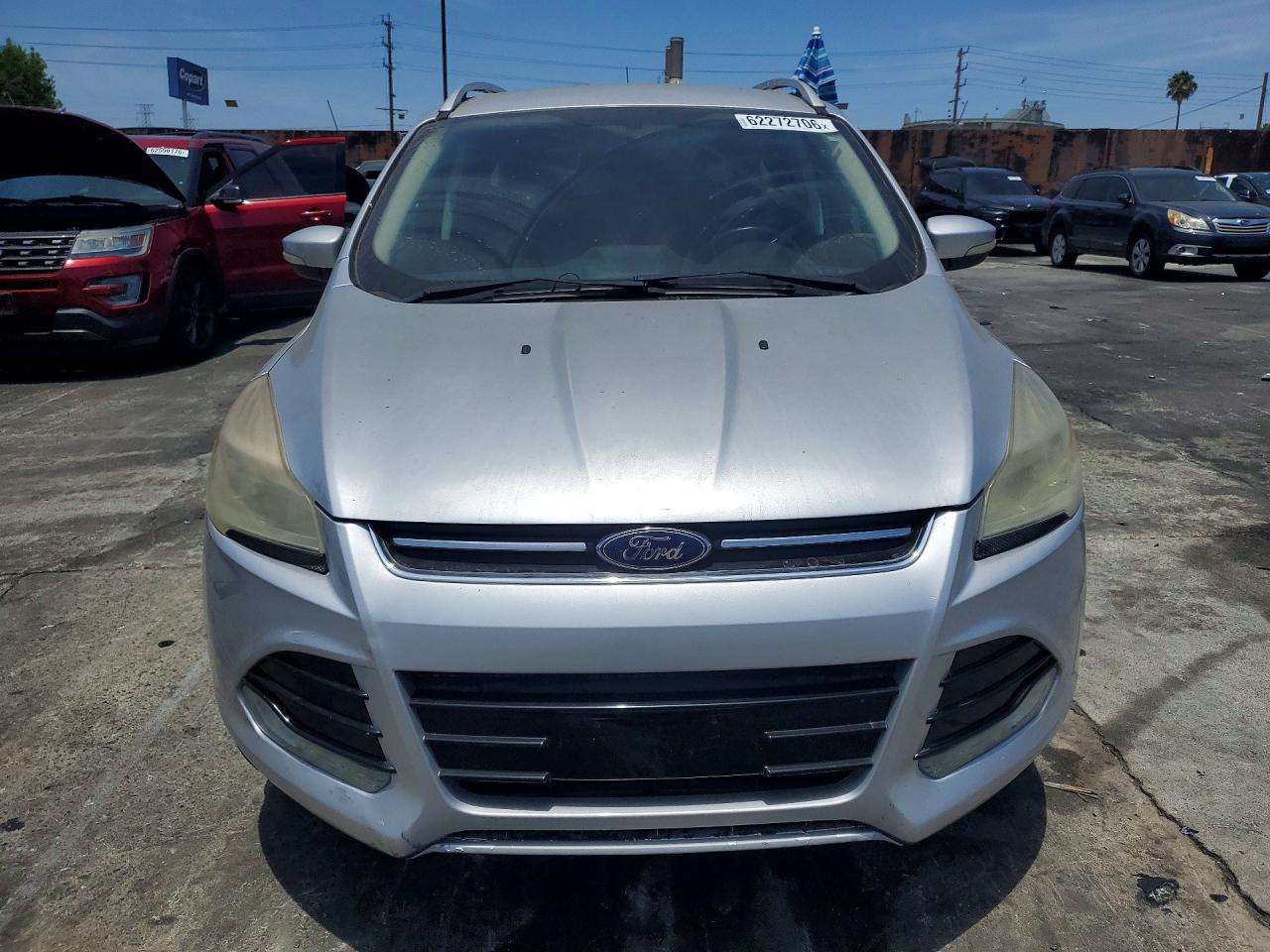 2014 Ford Escape Titanium Silver vin: 1FMCU0JX7EUB47411