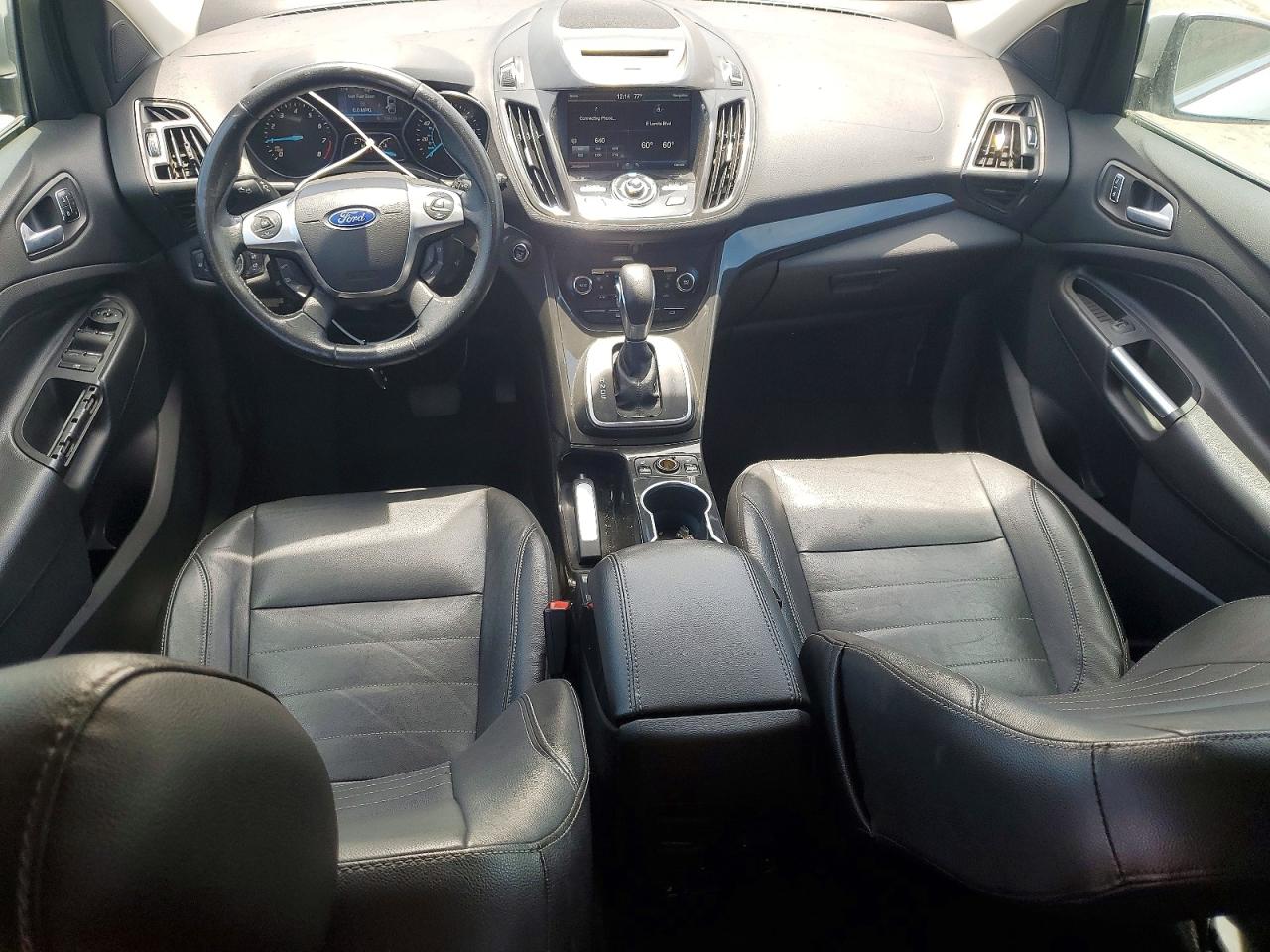 2014 Ford Escape Titanium Silver vin: 1FMCU0JX7EUB47411
