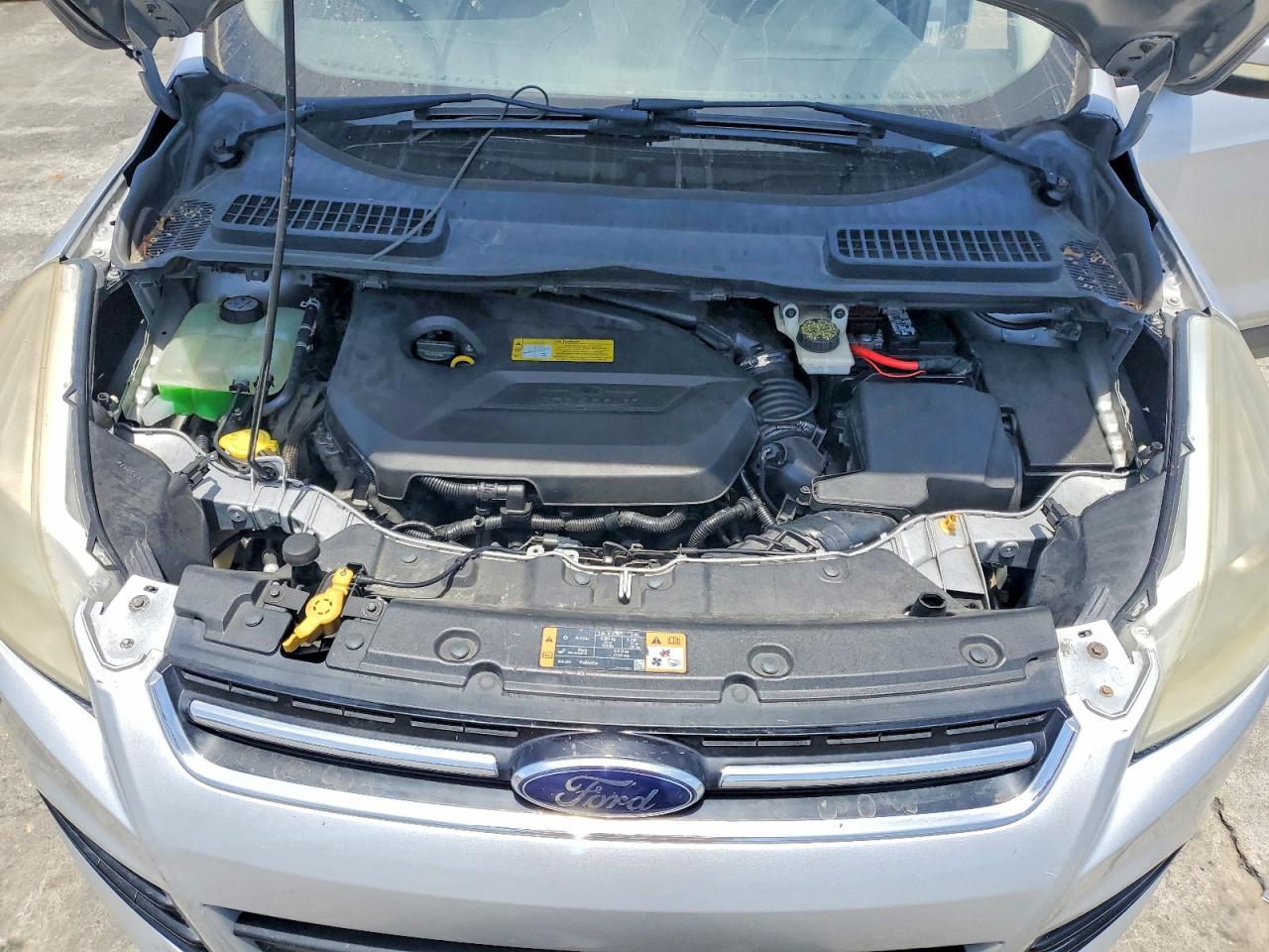 2014 Ford Escape Titanium Silver vin: 1FMCU0JX7EUB47411