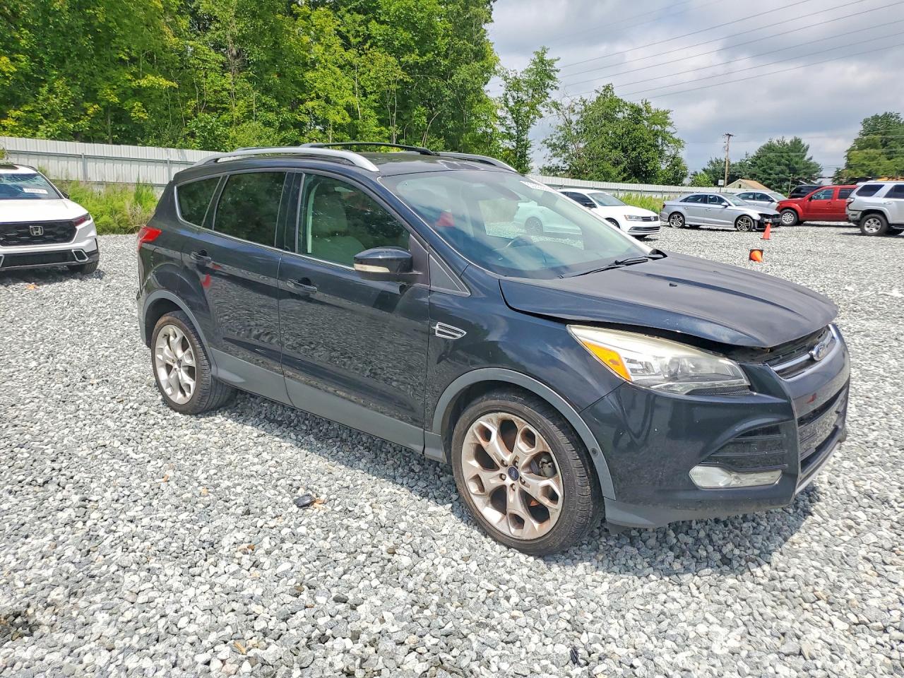 2014 Ford Escape Titanium Black vin: 1FMCU0JX7EUB54617