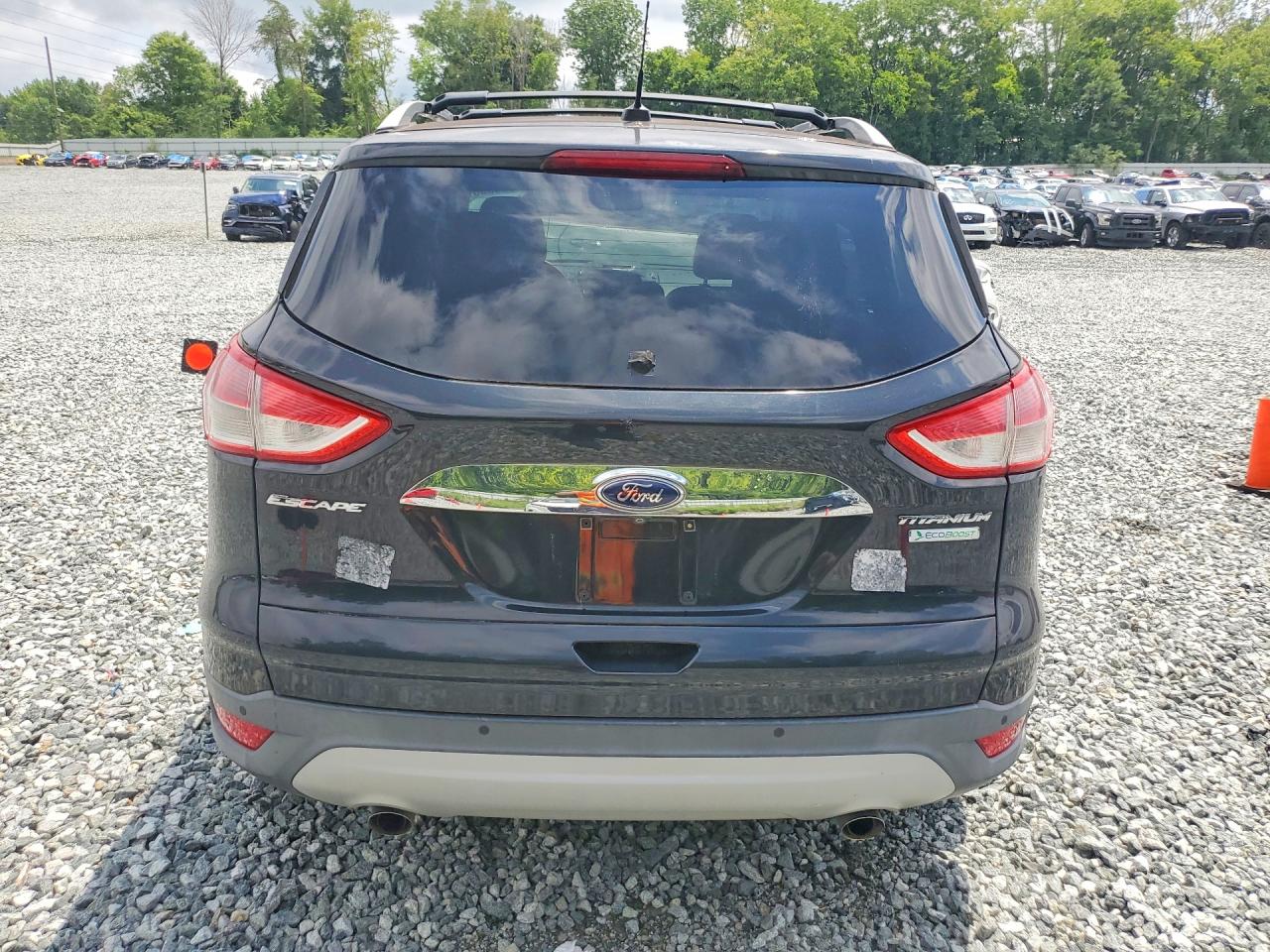 2014 Ford Escape Titanium Black vin: 1FMCU0JX7EUB54617