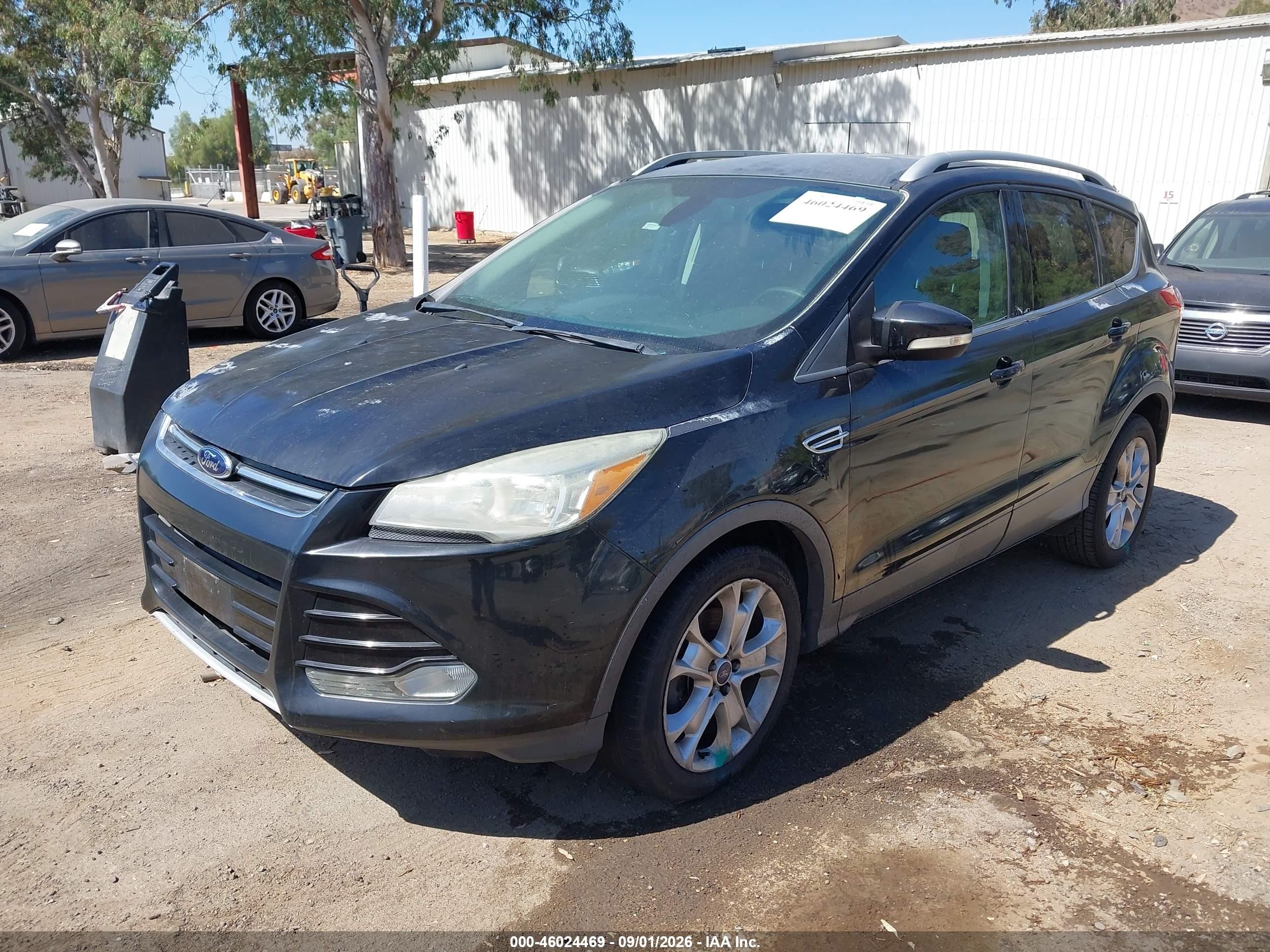2014 Ford Escape Titanium Black vin: 1FMCU0JX7EUB72566