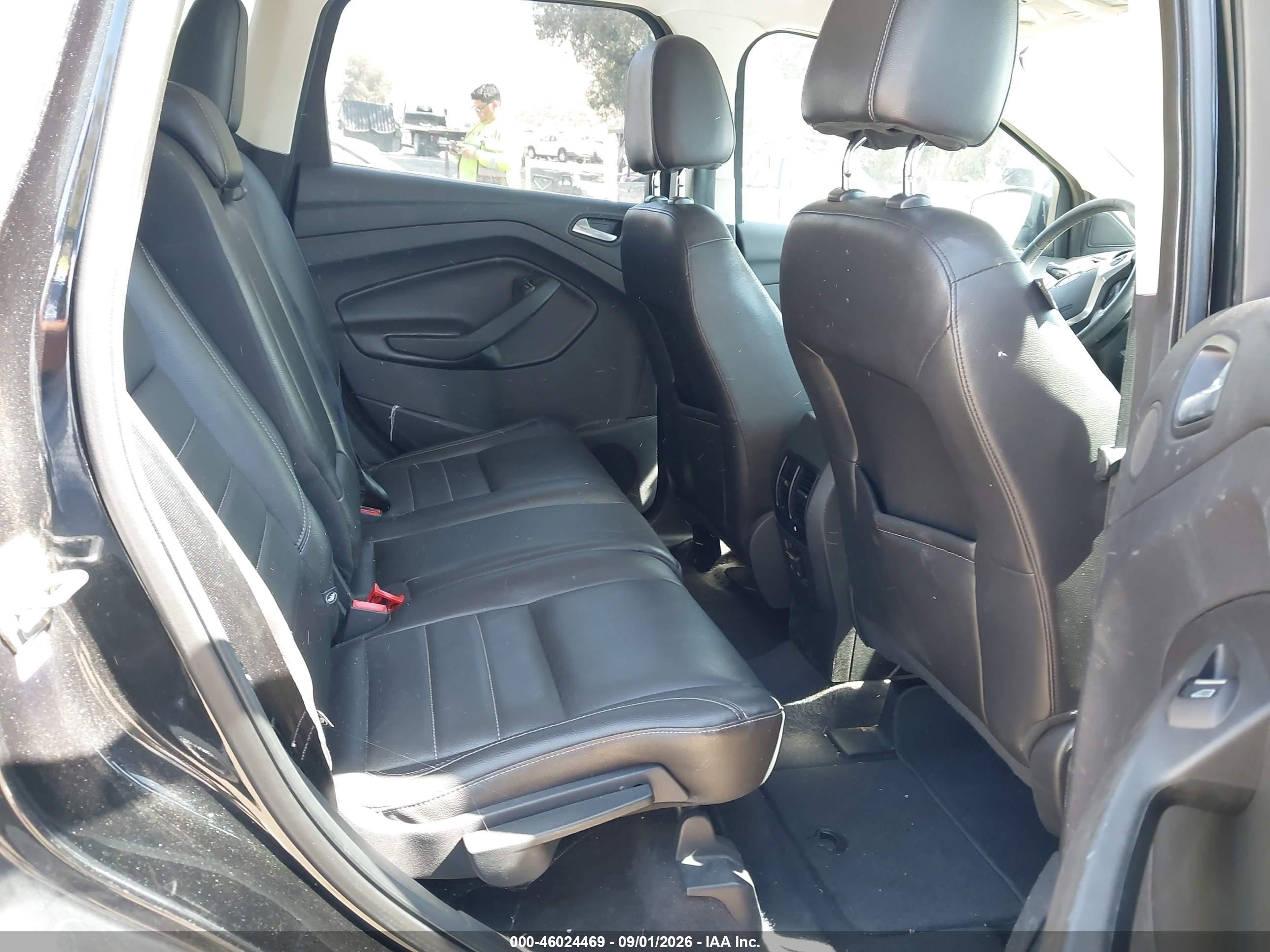 2014 Ford Escape Titanium Black vin: 1FMCU0JX7EUB72566