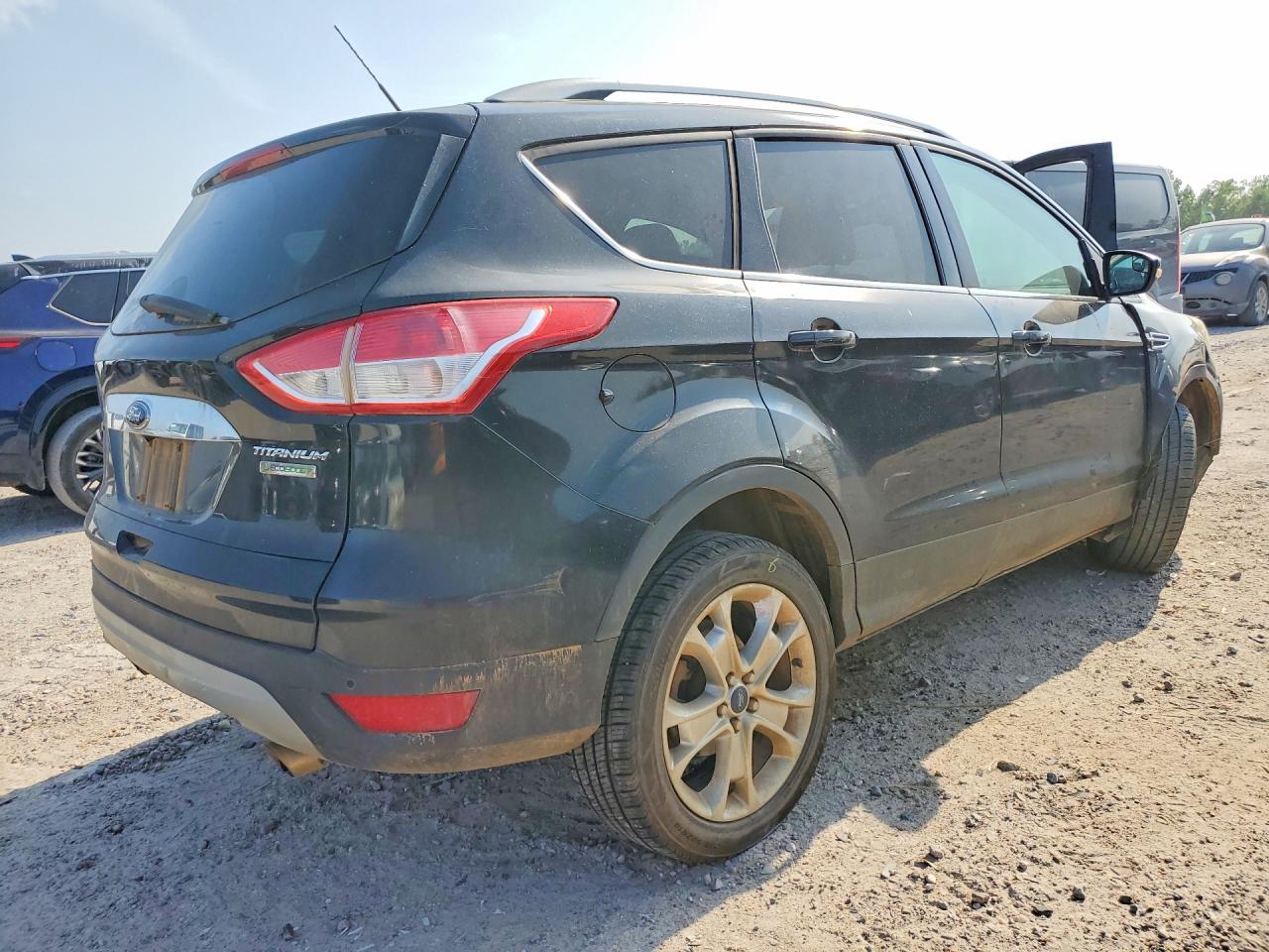 2014 Ford Escape Titanium Black vin: 1FMCU0JX7EUB84734