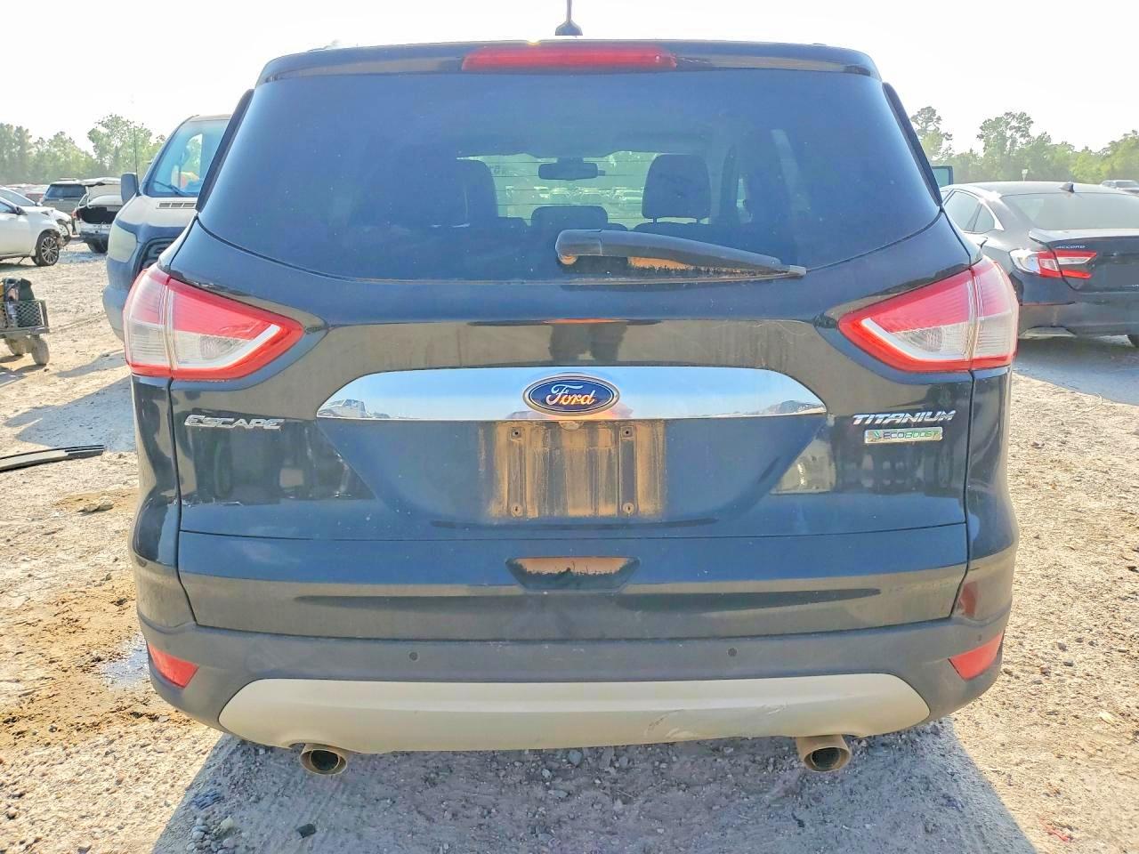 2014 Ford Escape Titanium Black vin: 1FMCU0JX7EUB84734
