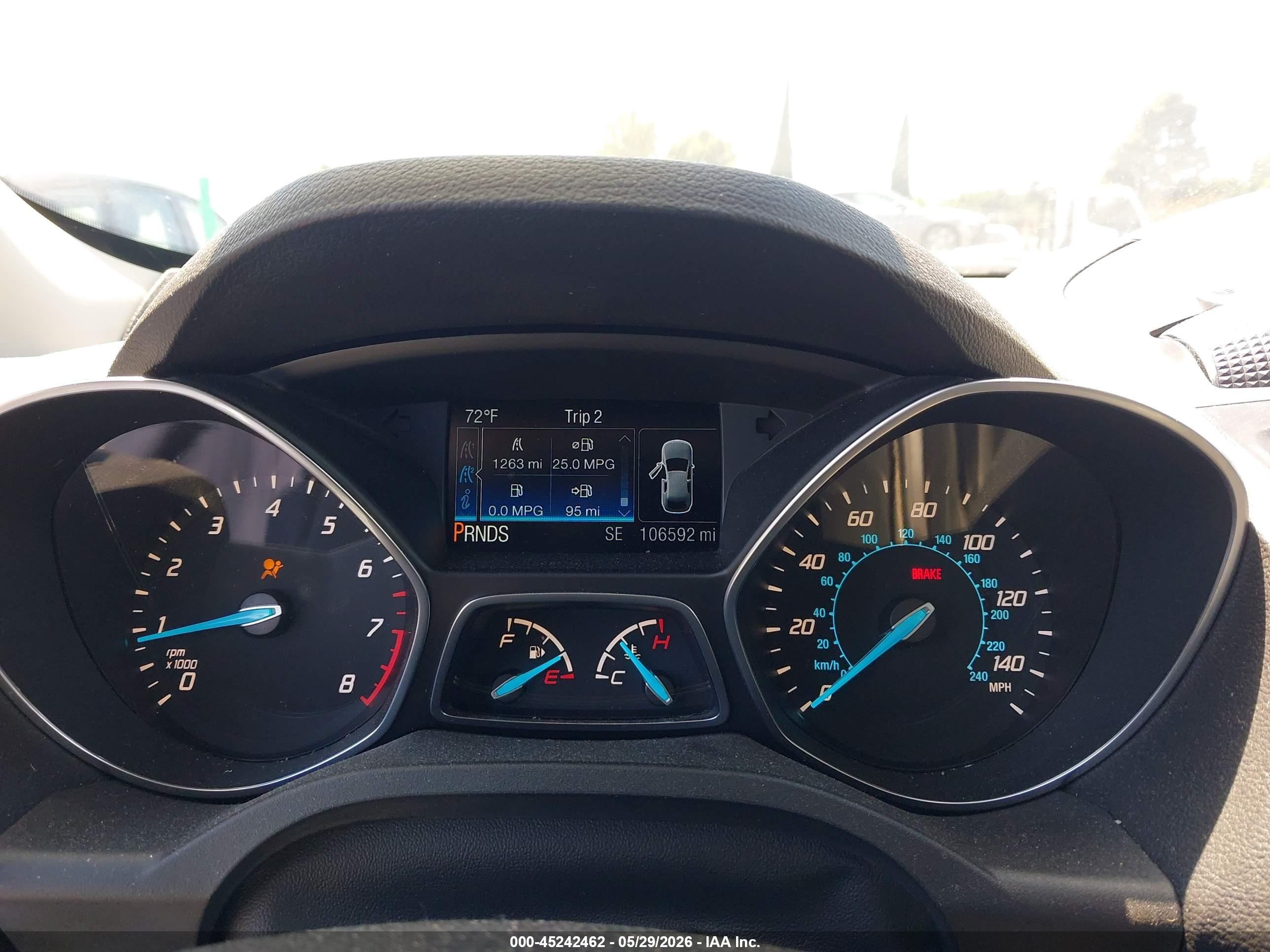 2014 Ford Escape Titanium White vin: 1FMCU0JX7EUC50943