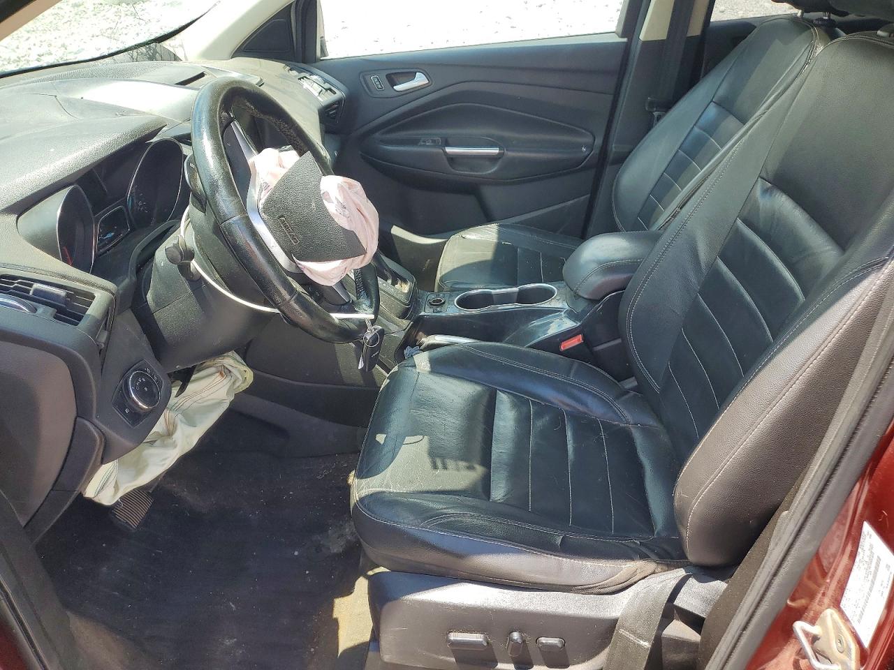 2014 Ford Escape Titanium Red vin: 1FMCU0JX7EUC66088