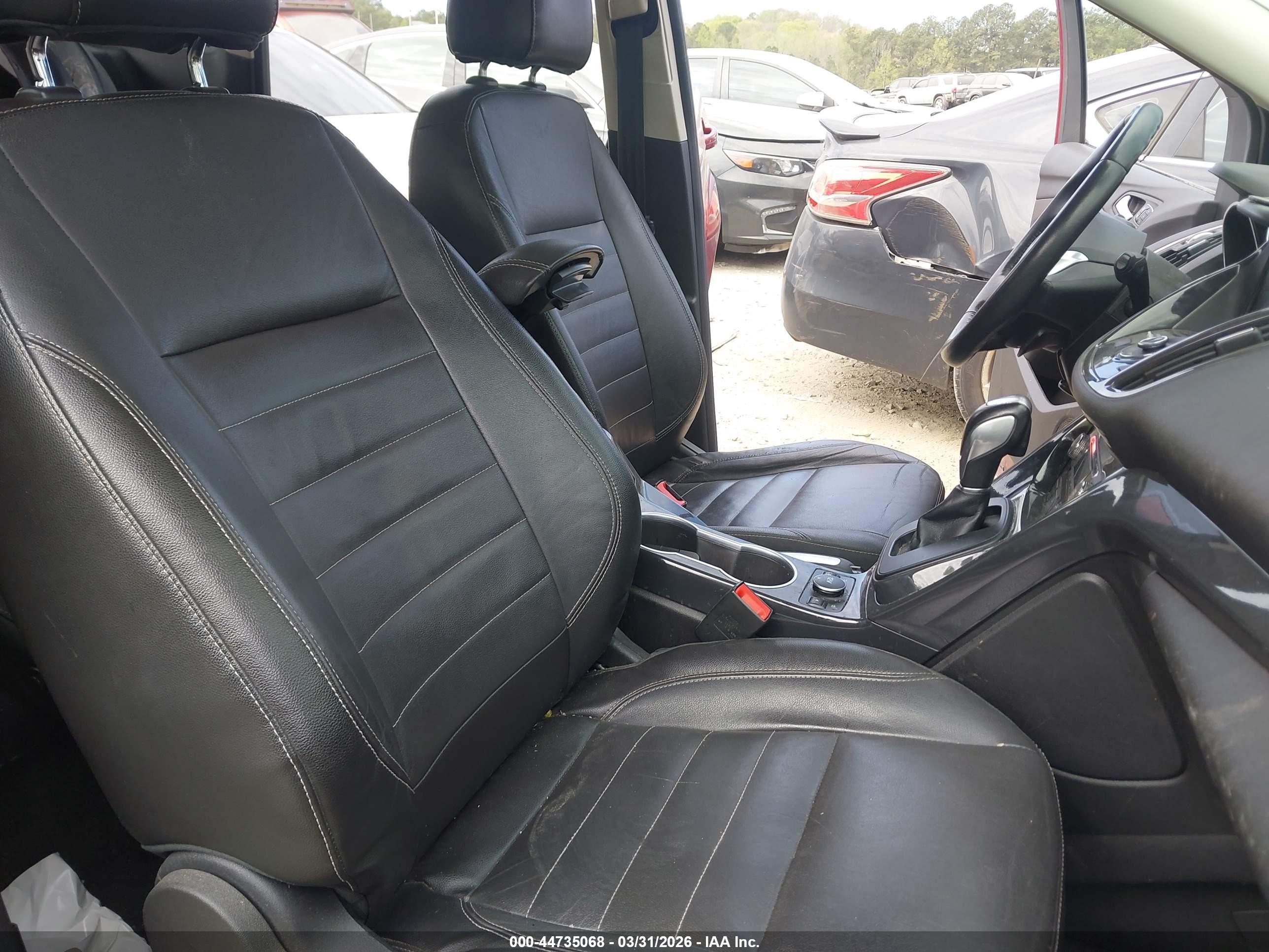 2014 Ford Escape Titanium Red vin: 1FMCU0JX7EUD87039