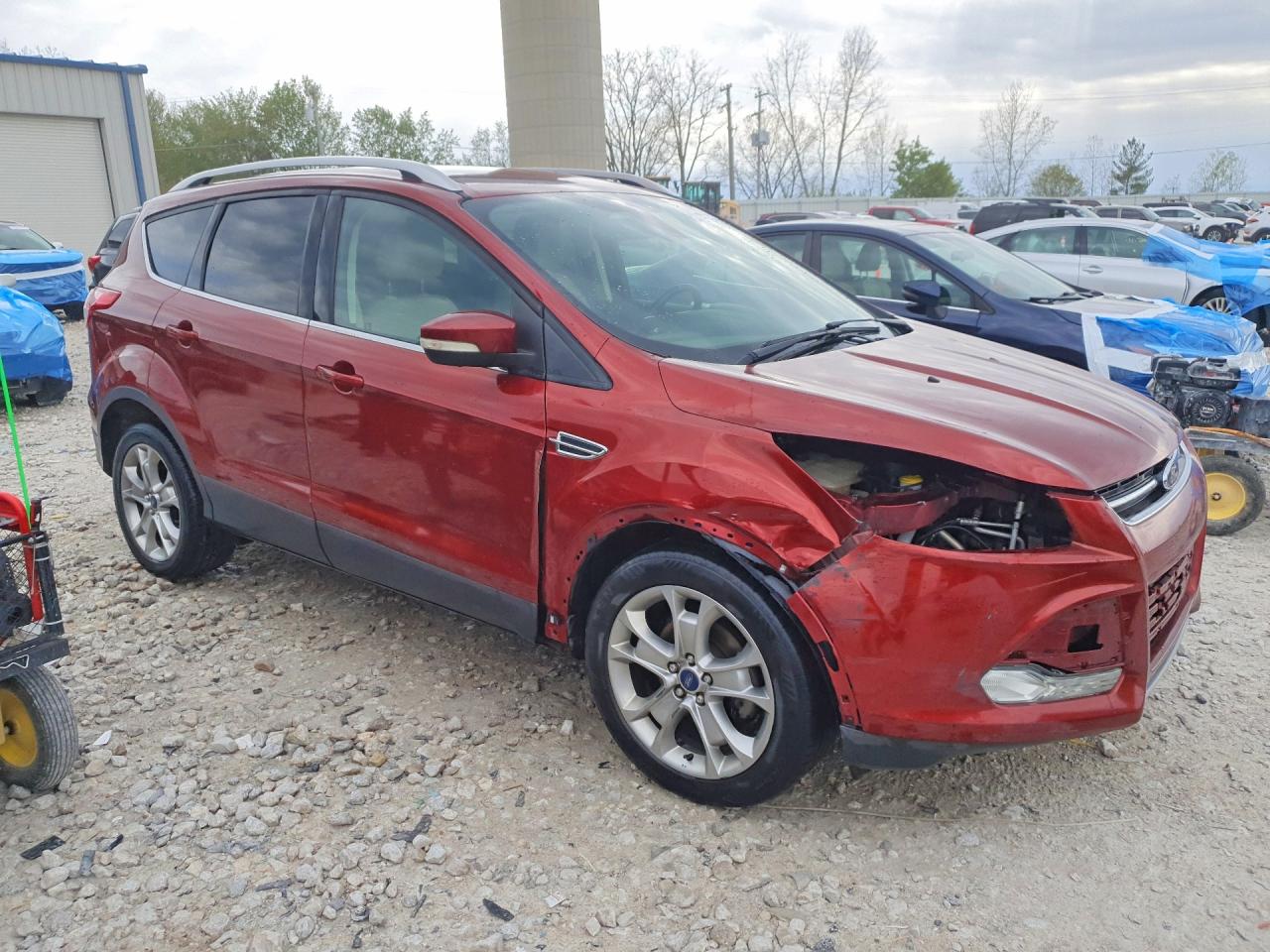 2015 Ford Escape Titanium Коричневый vin: 1FMCU0JX7FUA98650