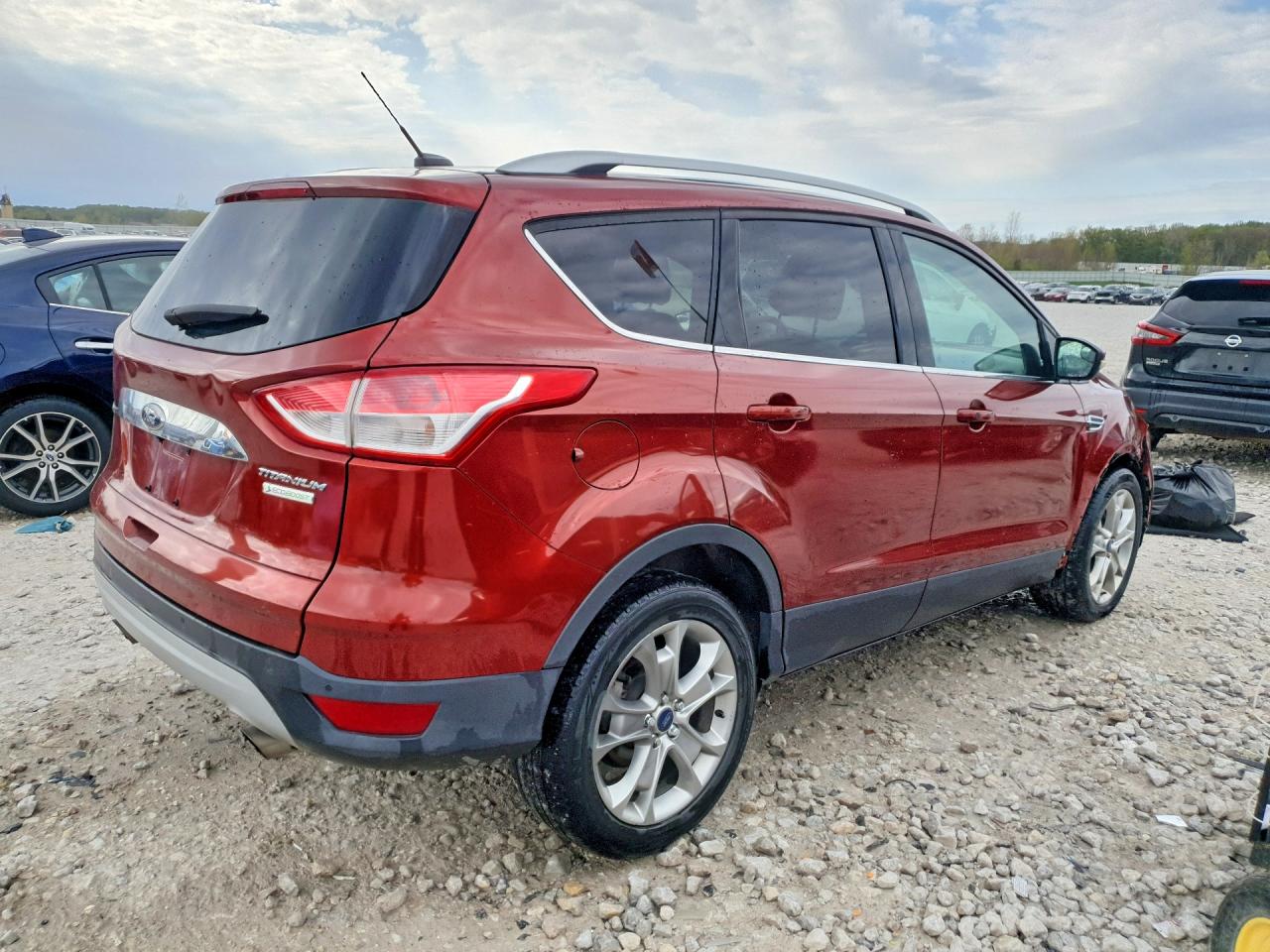2015 Ford Escape Titanium Коричневый vin: 1FMCU0JX7FUA98650