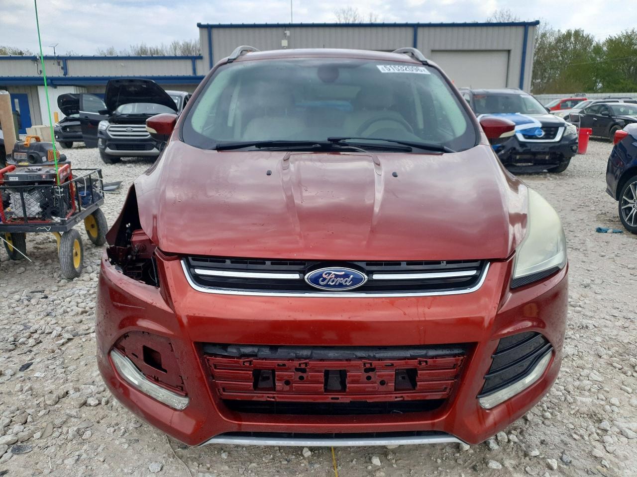 2015 Ford Escape Titanium Коричневый vin: 1FMCU0JX7FUA98650