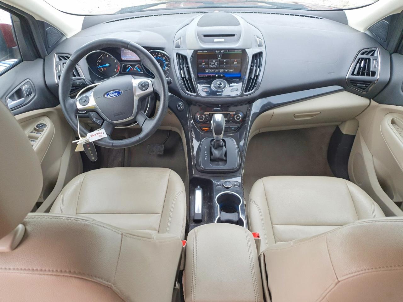 2015 Ford Escape Titanium Коричневый vin: 1FMCU0JX7FUA98650