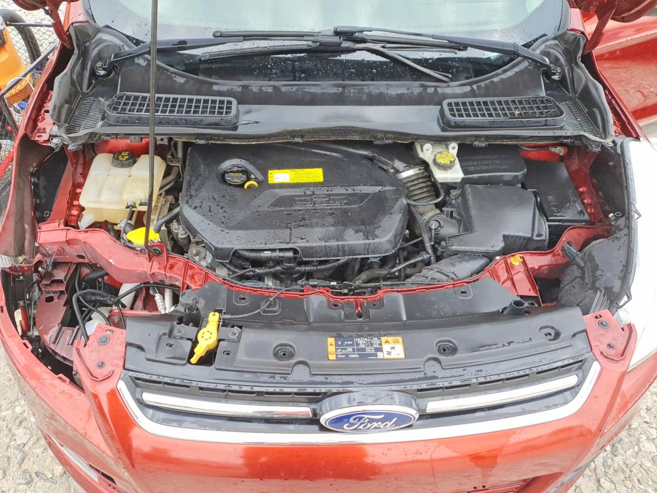 2015 Ford Escape Titanium Коричневый vin: 1FMCU0JX7FUA98650