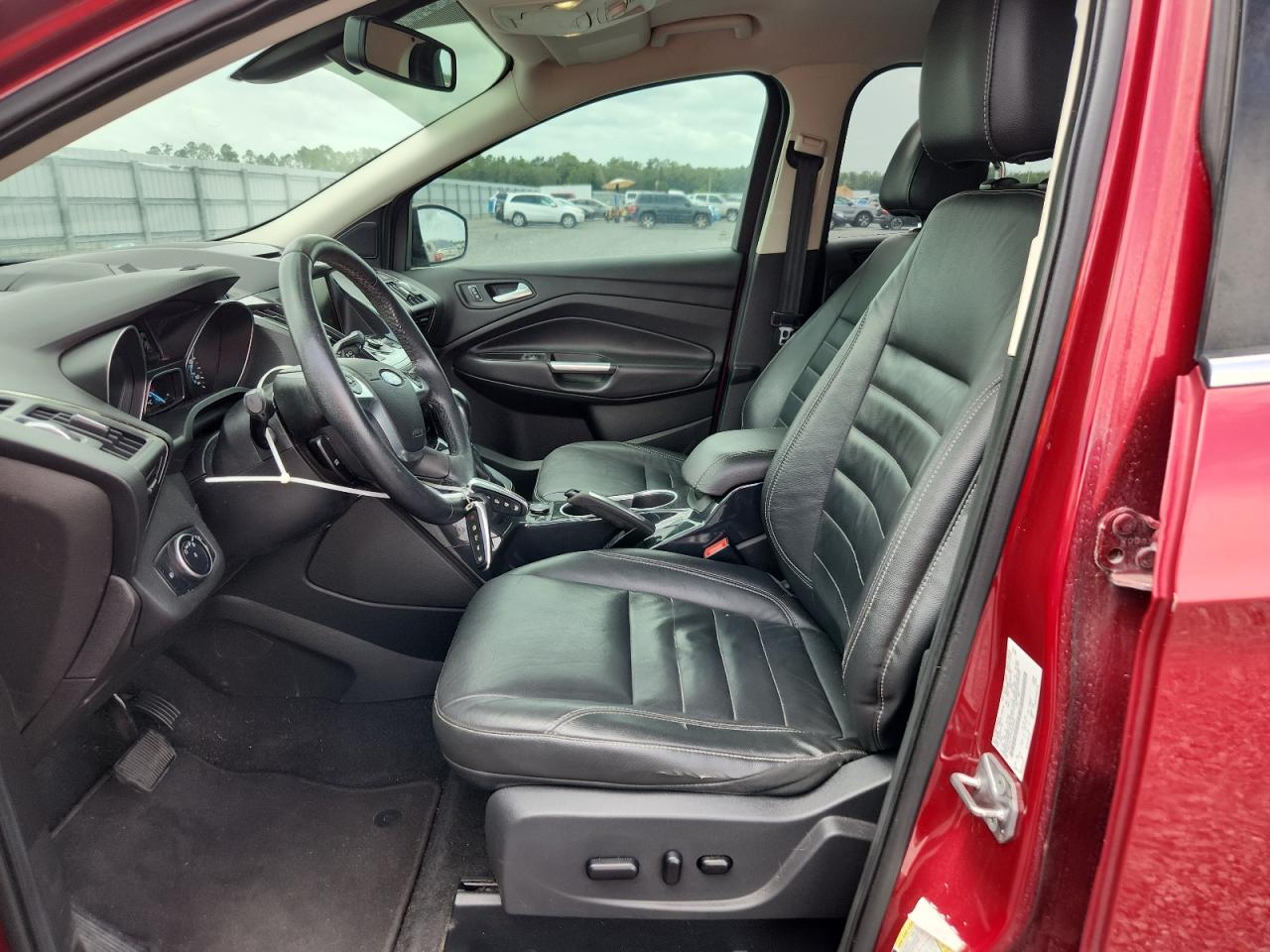 2015 Ford Escape Titanium Red vin: 1FMCU0JX7FUB16659